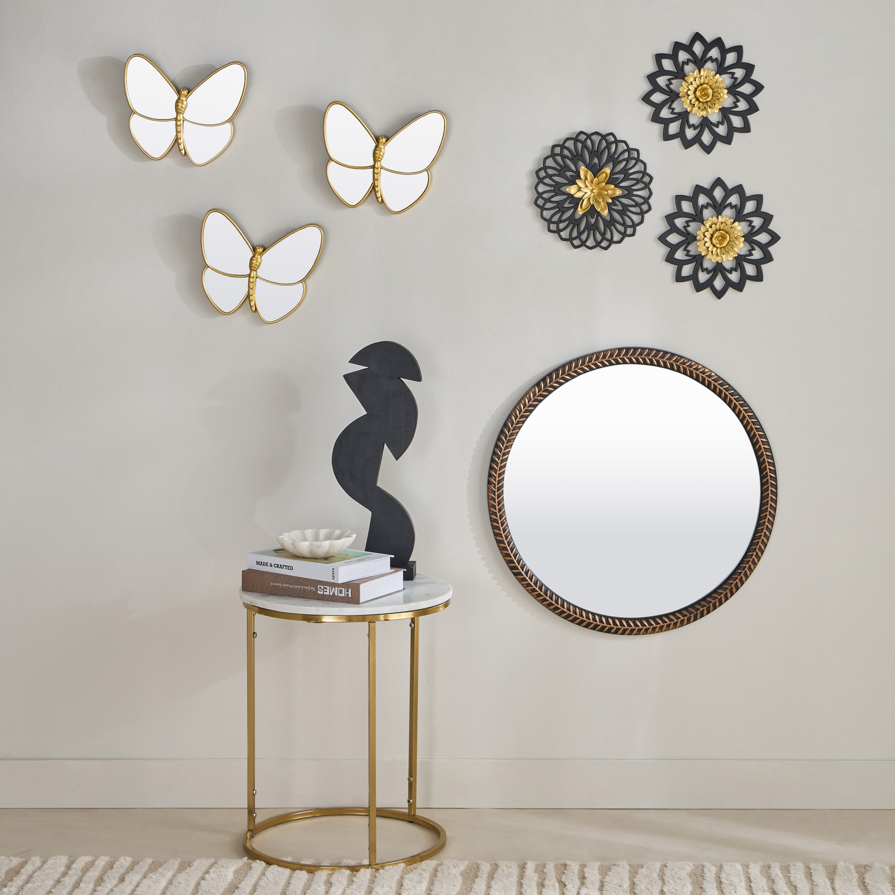 مرآة حائط مستديرة من بريكلين - 60x60x2 سم-PROMO_HB_AE_B1G1_250925-image-4