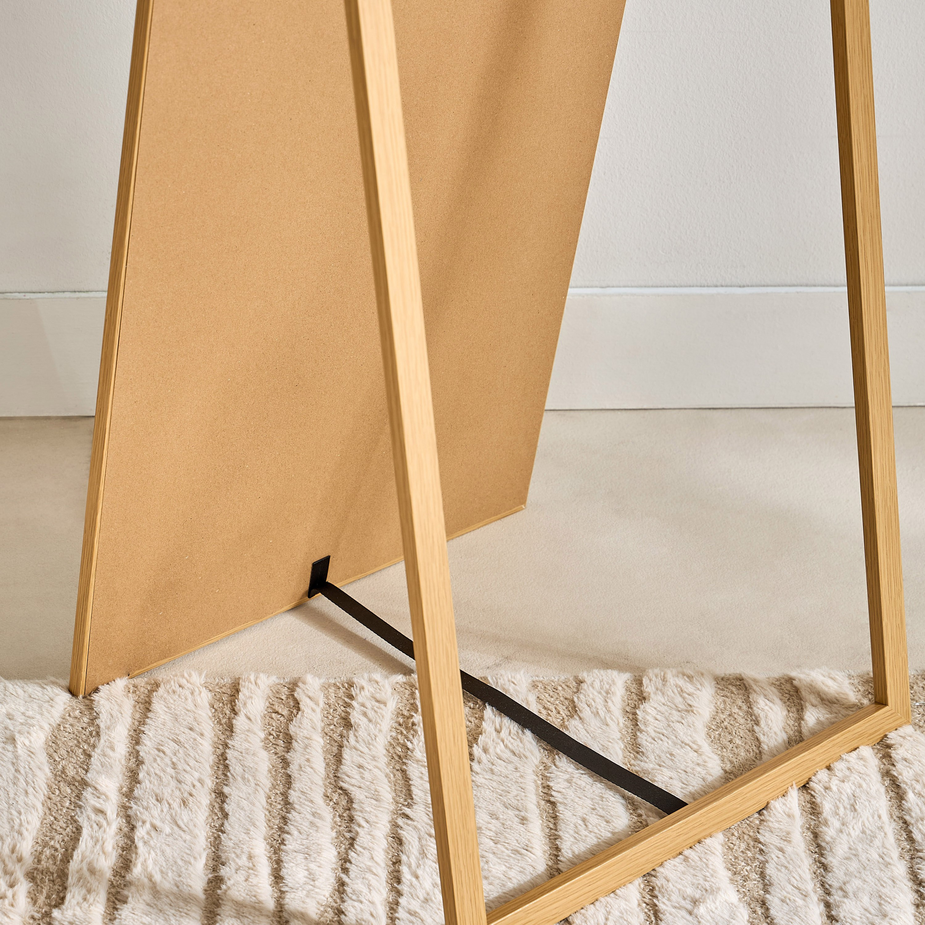 Brecklyn MDF and Glass Floor Standing Mirror - 40x150x1.2 cm-hbxhomeware-hbxdecorandfurnishings-image-5