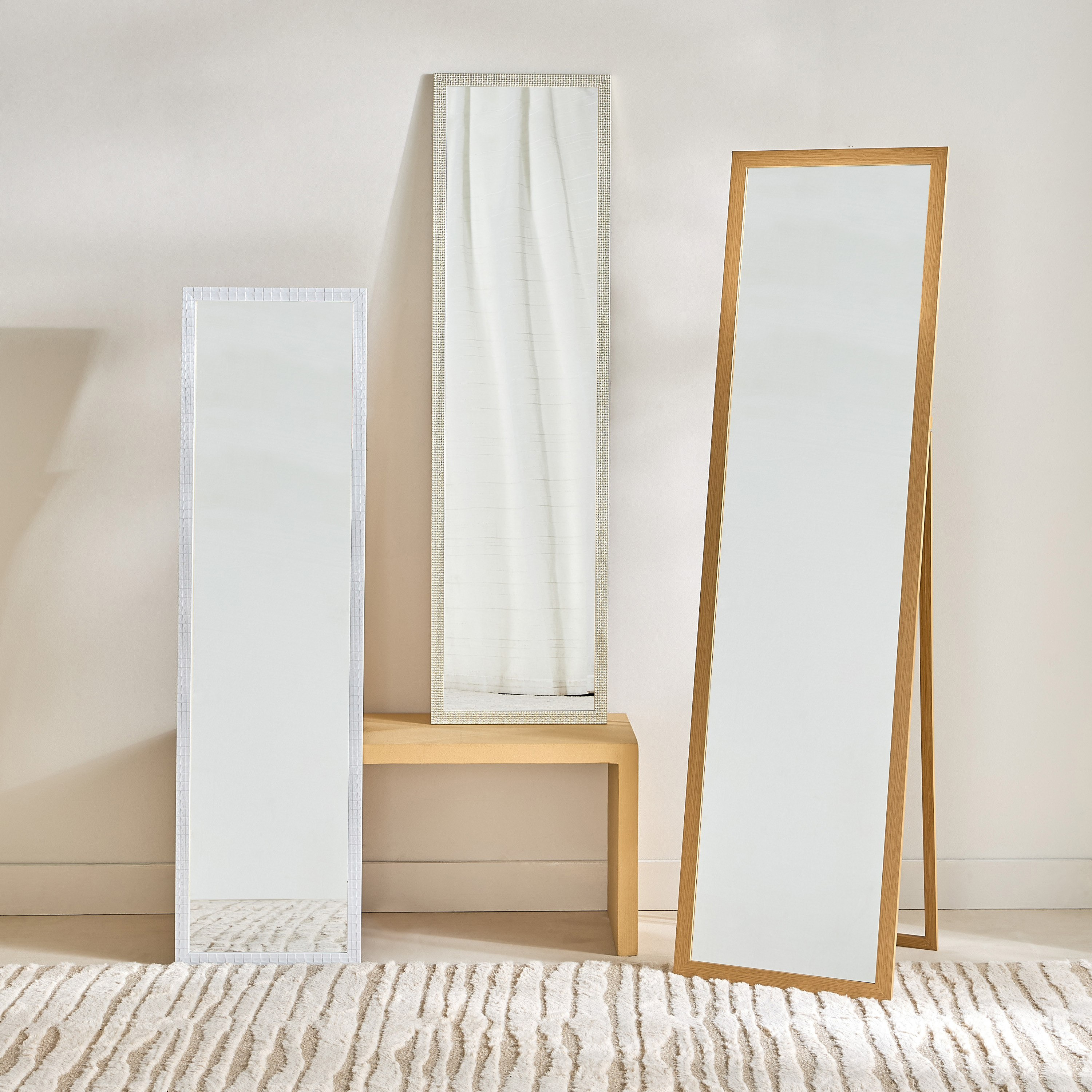 Brecklyn MDF and Glass Floor Standing Mirror - 40x150x1.2 cm-hbxhomeware-hbxdecorandfurnishings-image-7
