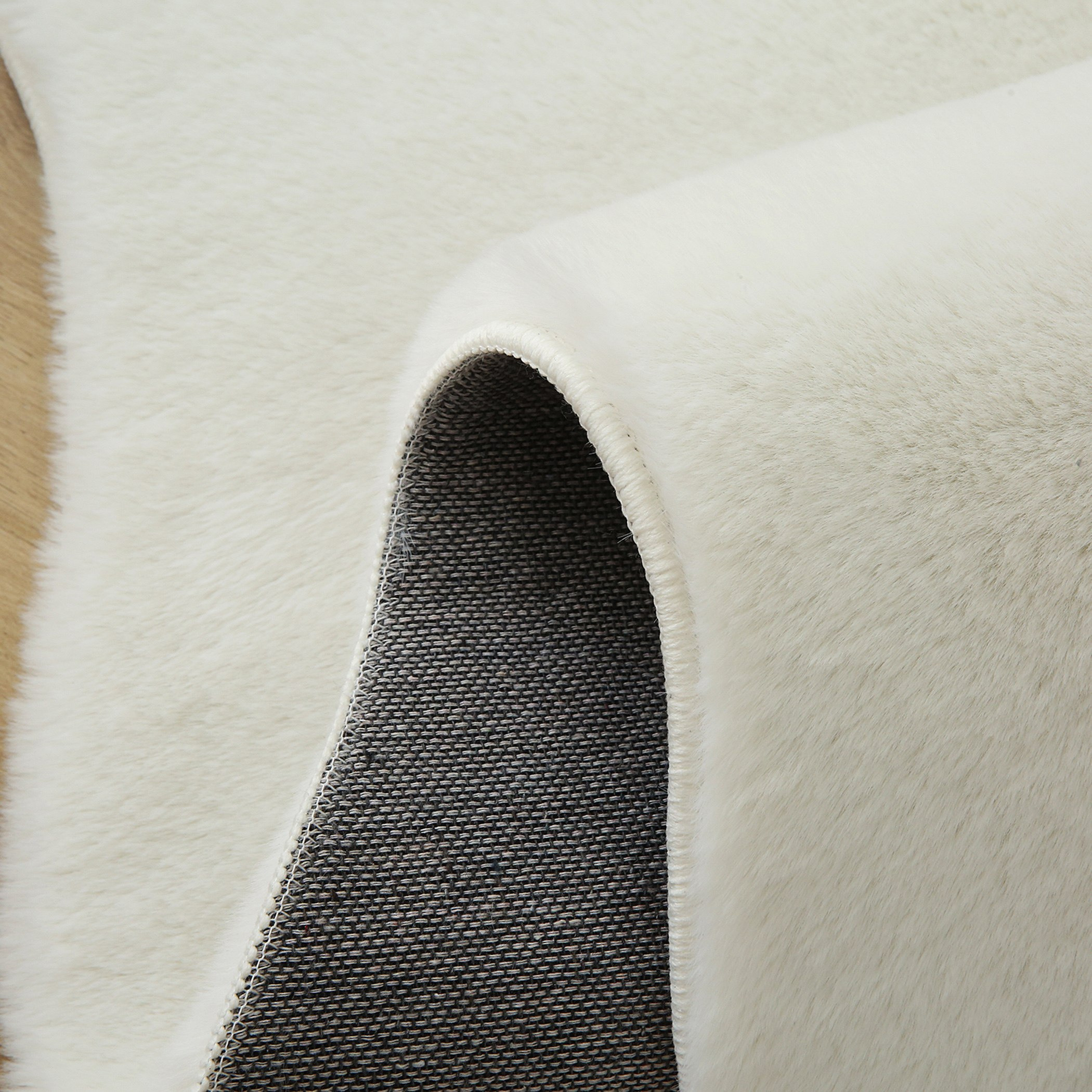 Faux Rabbit Fur Shaped Rug - 70x230 cm-hbxdecorandfurnishings-floorcoverings-rugs-image-4