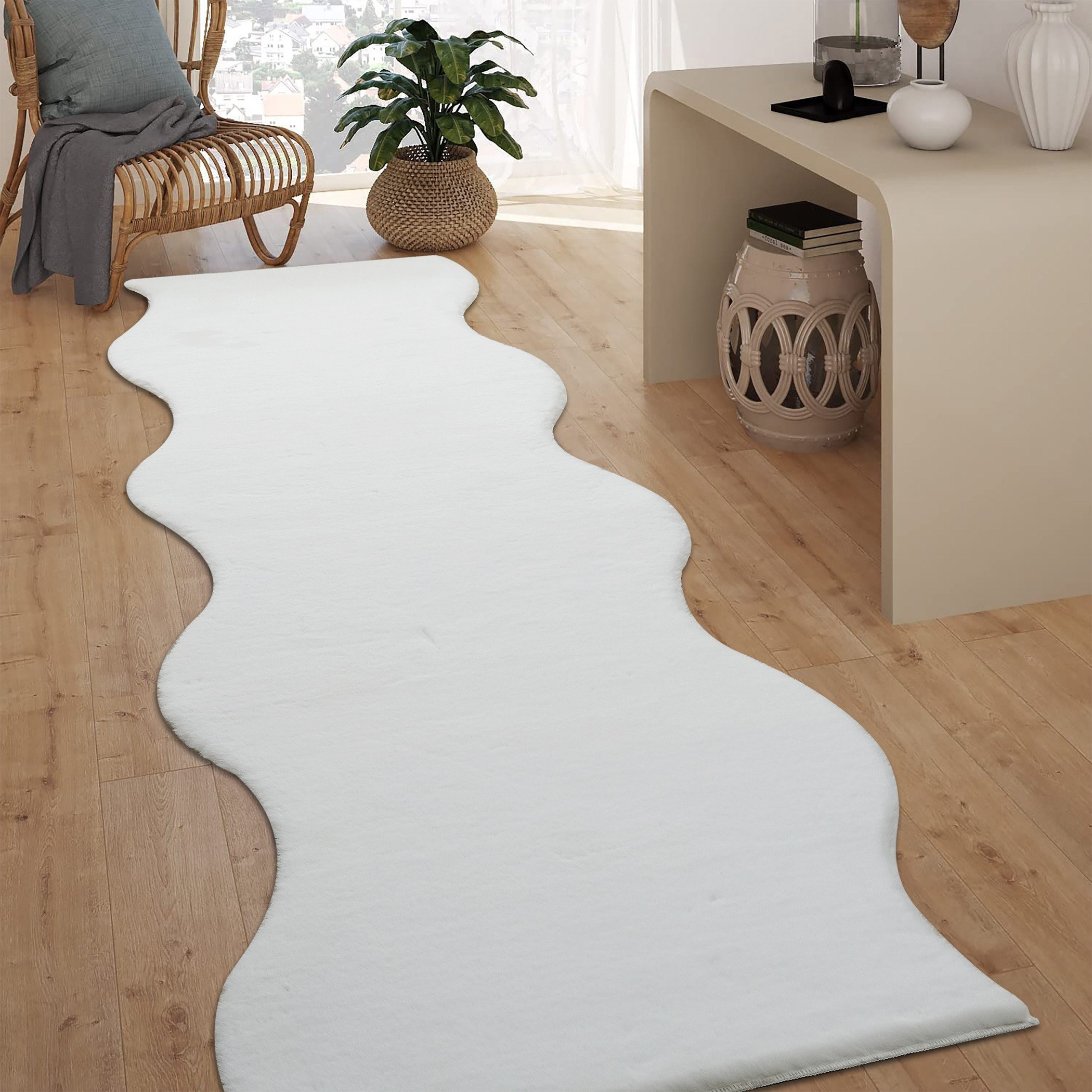سجادة فرو أرنب صناعي - 70x300 سم-hbxdecorandfurnishings-floorcoverings-rugs-image-1