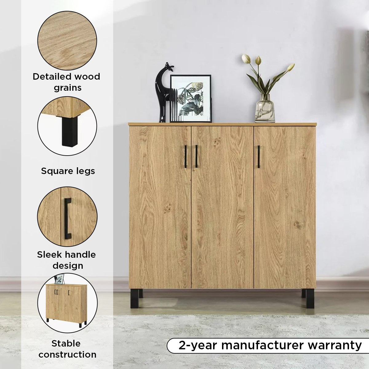 Patara 16-Pair Shoe Cabinet with 3 Door-hbxbedroom-shoecabinetsandracks-image-10