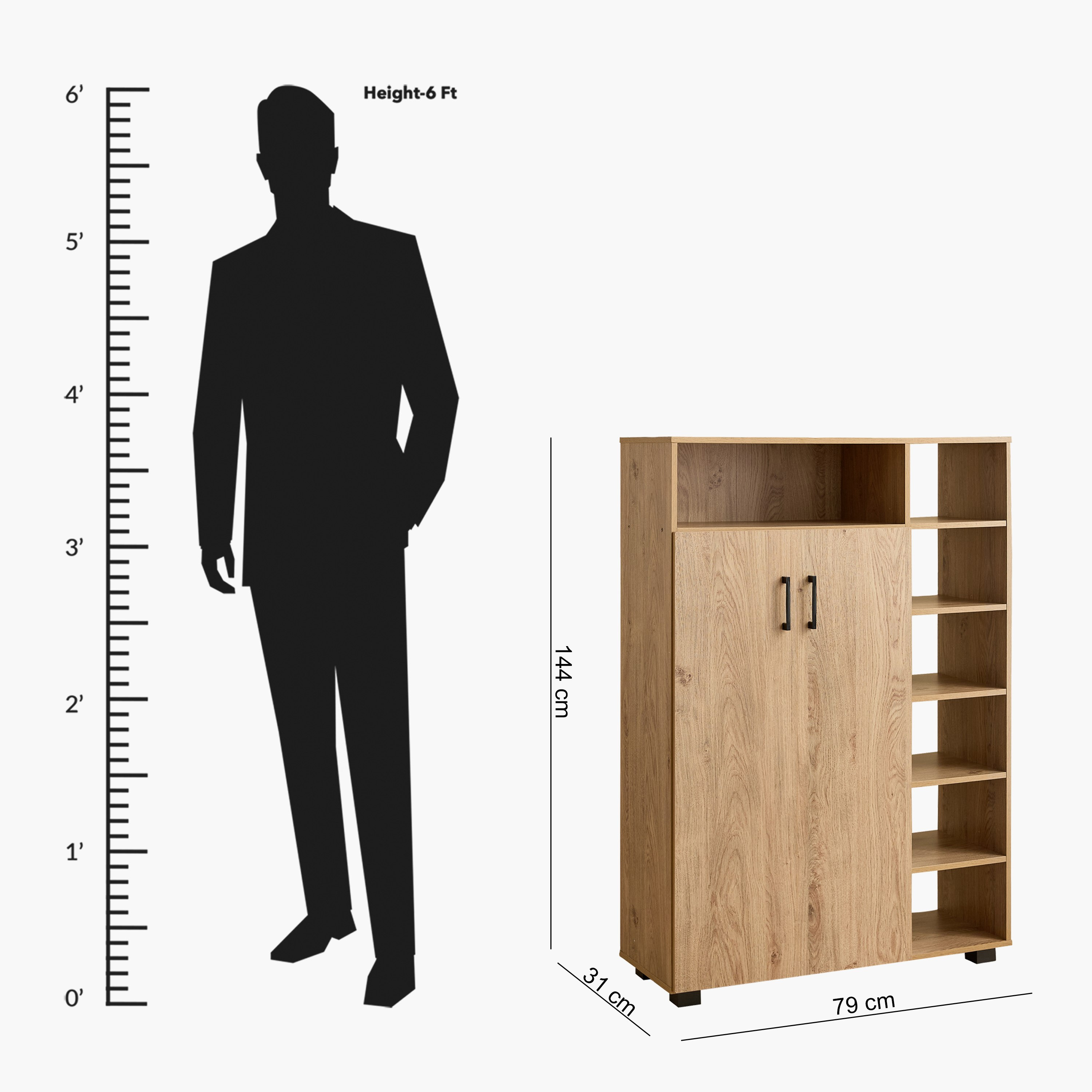Patara Derby 21-Pair Shoe Cabinet with 2 Doors-hbxbedroom-shoecabinetsandracks-image-12