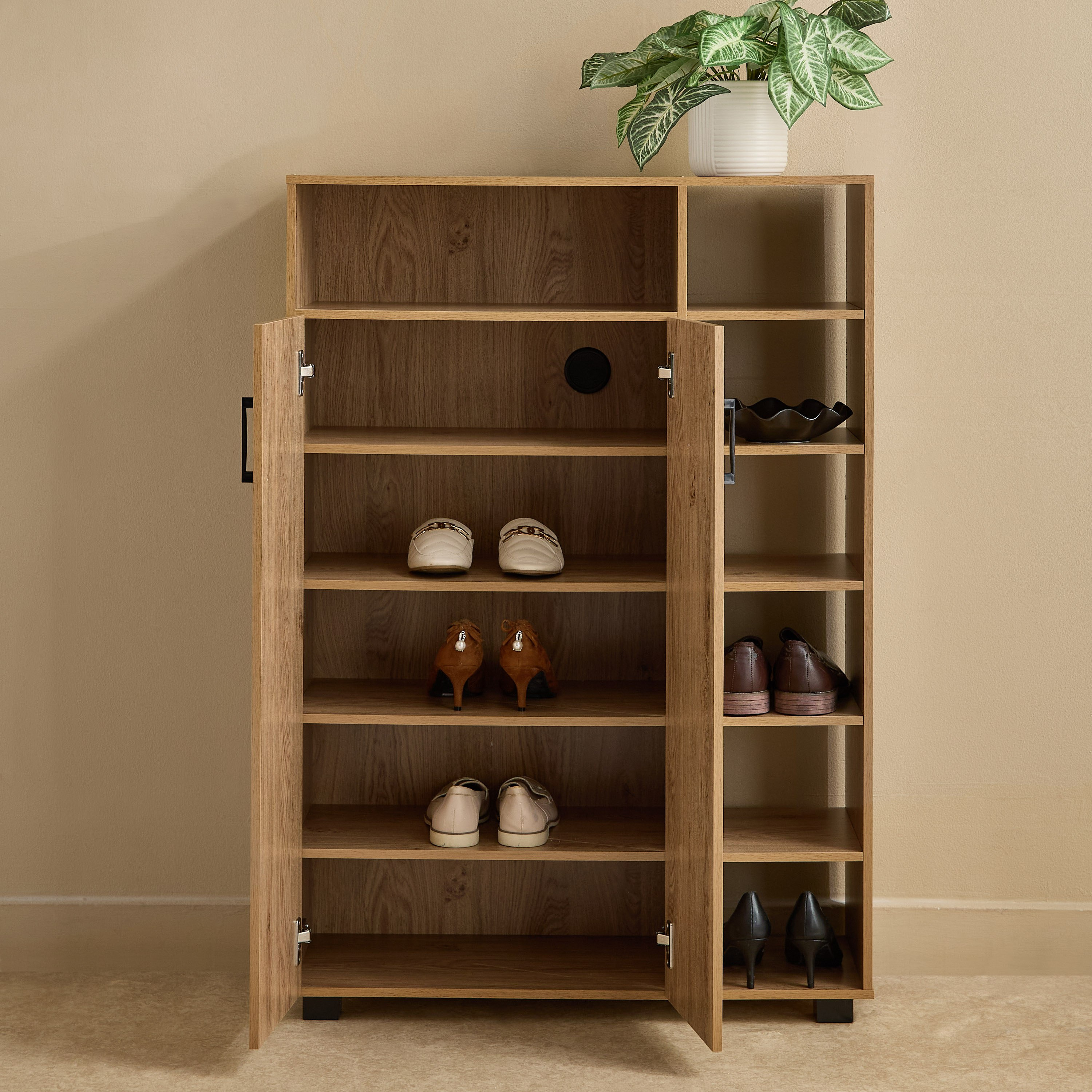 Patara Derby 21-Pair Shoe Cabinet with 2 Doors-hbxbedroom-shoecabinetsandracks-image-3