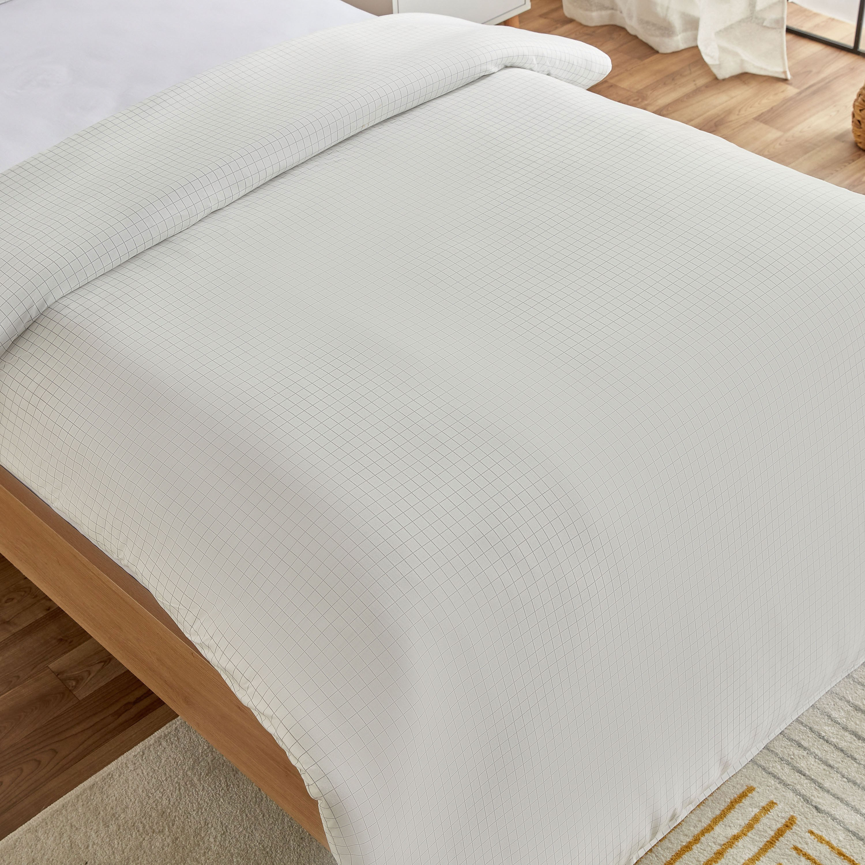 Ferum Stripe 2-Piece Microfiber Single Duvet Quilt Cover Set - 135x200 cm-hbxhomeware-hbxbedroom-image-4