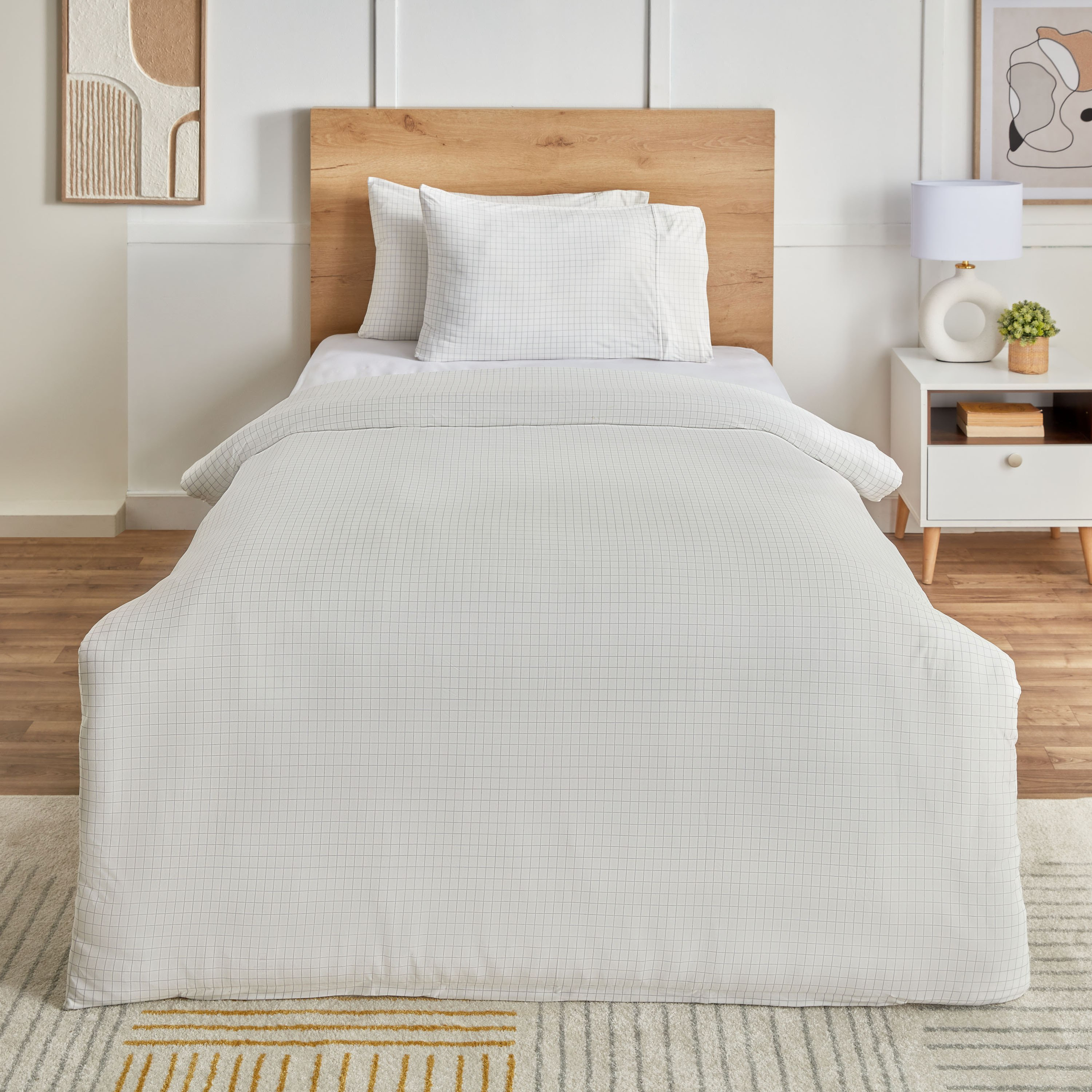 طقم غطاء لحاف توين مبطّن من الألياف الدقيقة مخطّط 3 قطع من فيروم - 150x220 سم-hbxhomeware-hbxbedroom-image-3