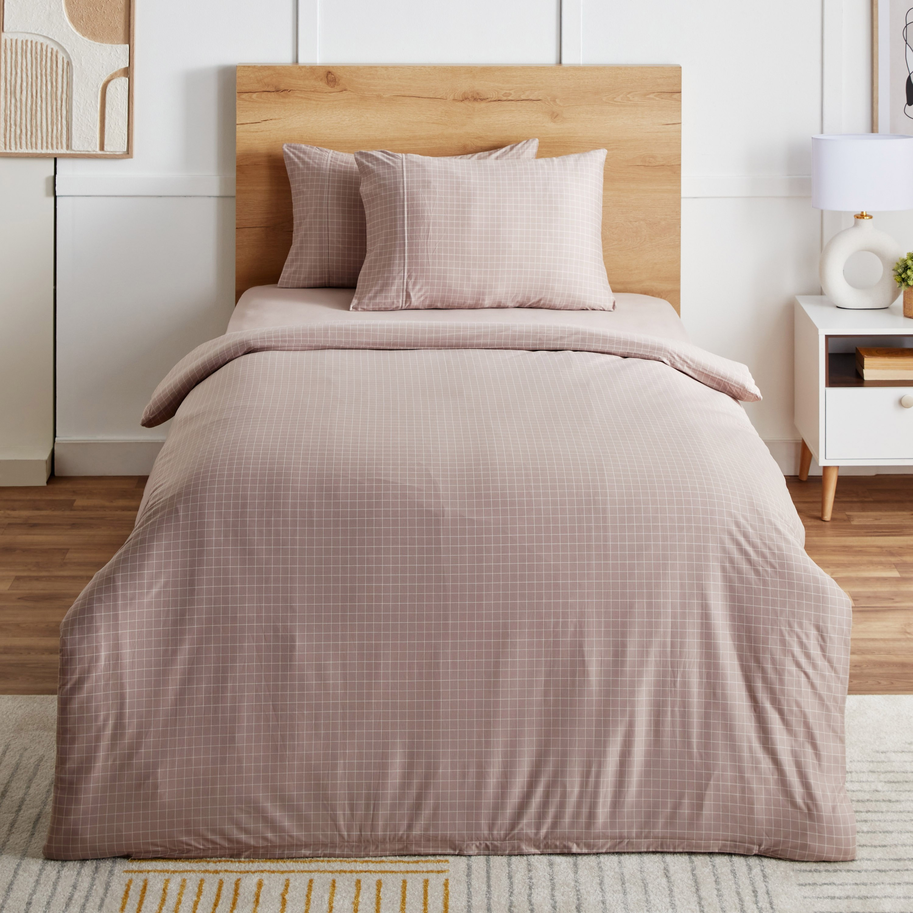طقم غطاء لحاف توين مبطّن من الألياف الدقيقة مخطّط 3 قطع من فيروم - 150x220 سم-hbxhomeware-hbxbedroom-image-3