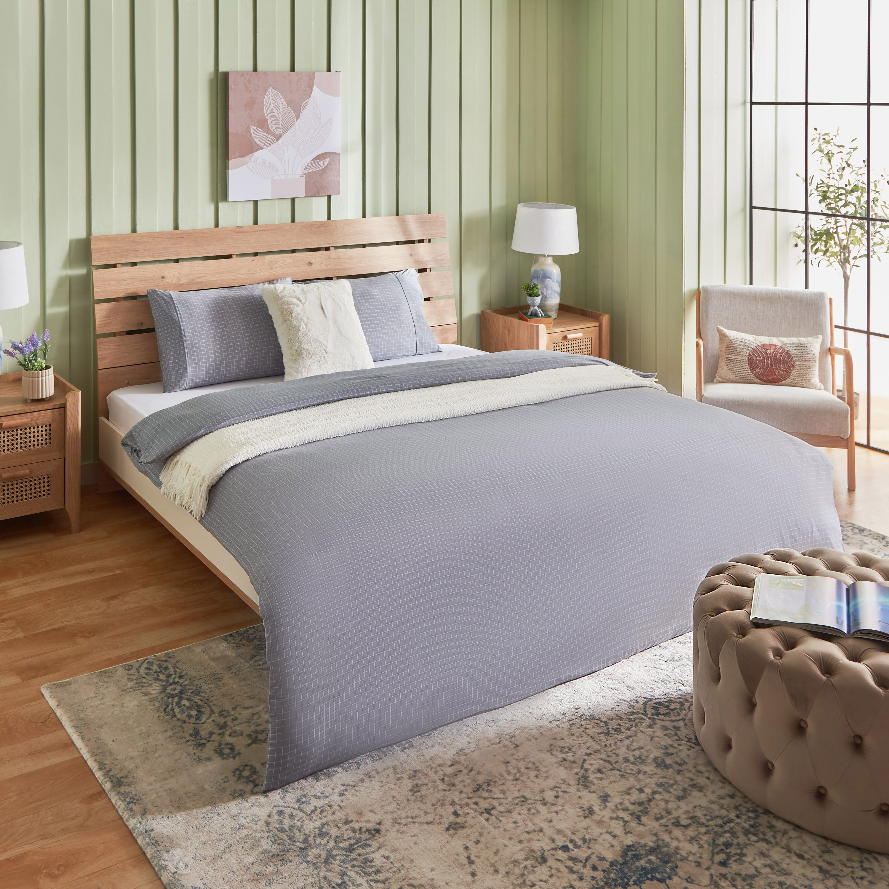 Ferum 3-Piece Striped Microfibre Twin Duvet and Quilt Cover Set - 150x220 cm-hbxhomeware-hbxbedroom-image-9