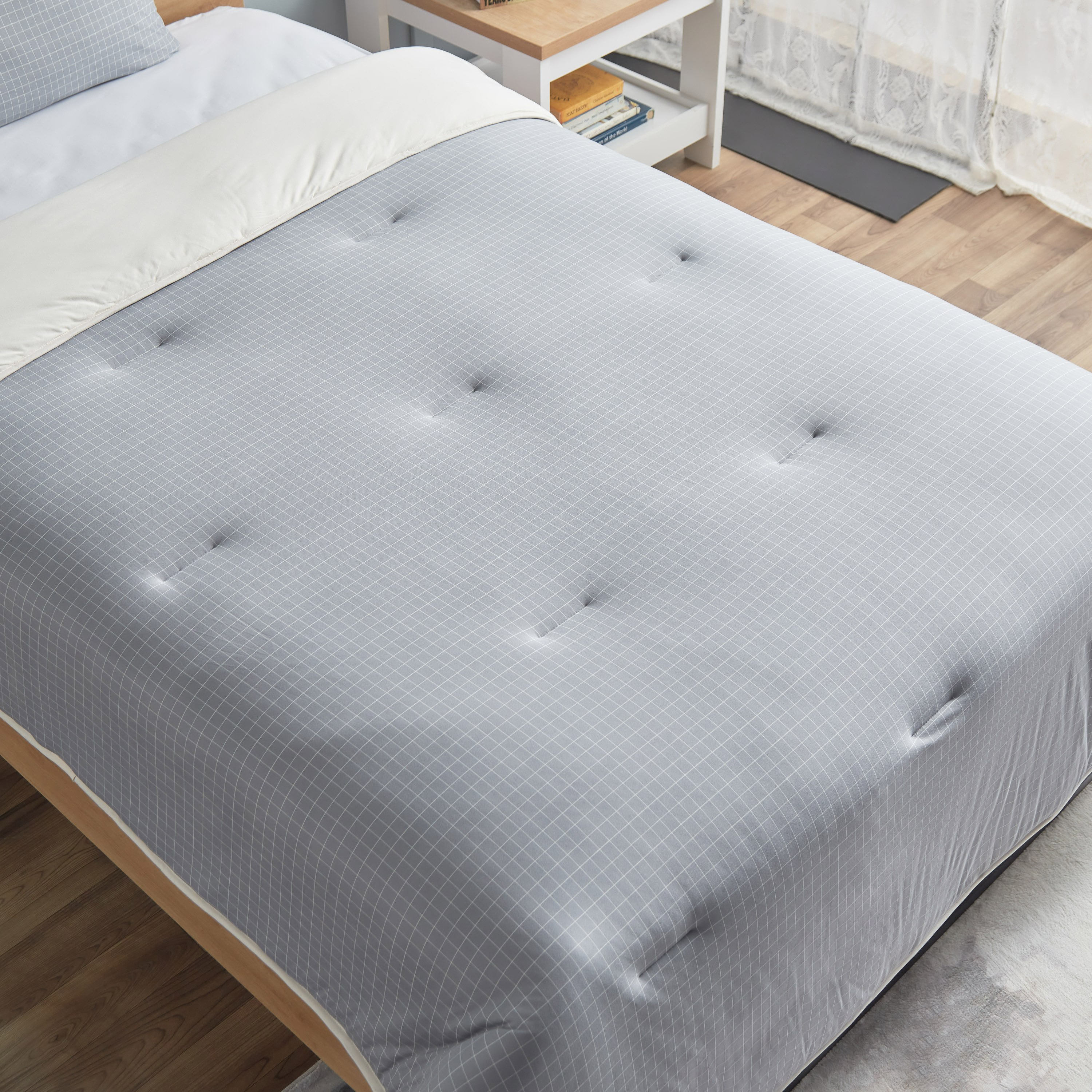 طقم لحاف توين مخطّط جيرسي من الألياف الدقيقة قطعتين من فيروم - 160x220 سم-hbxhomeware-hbxbedroom-image-5