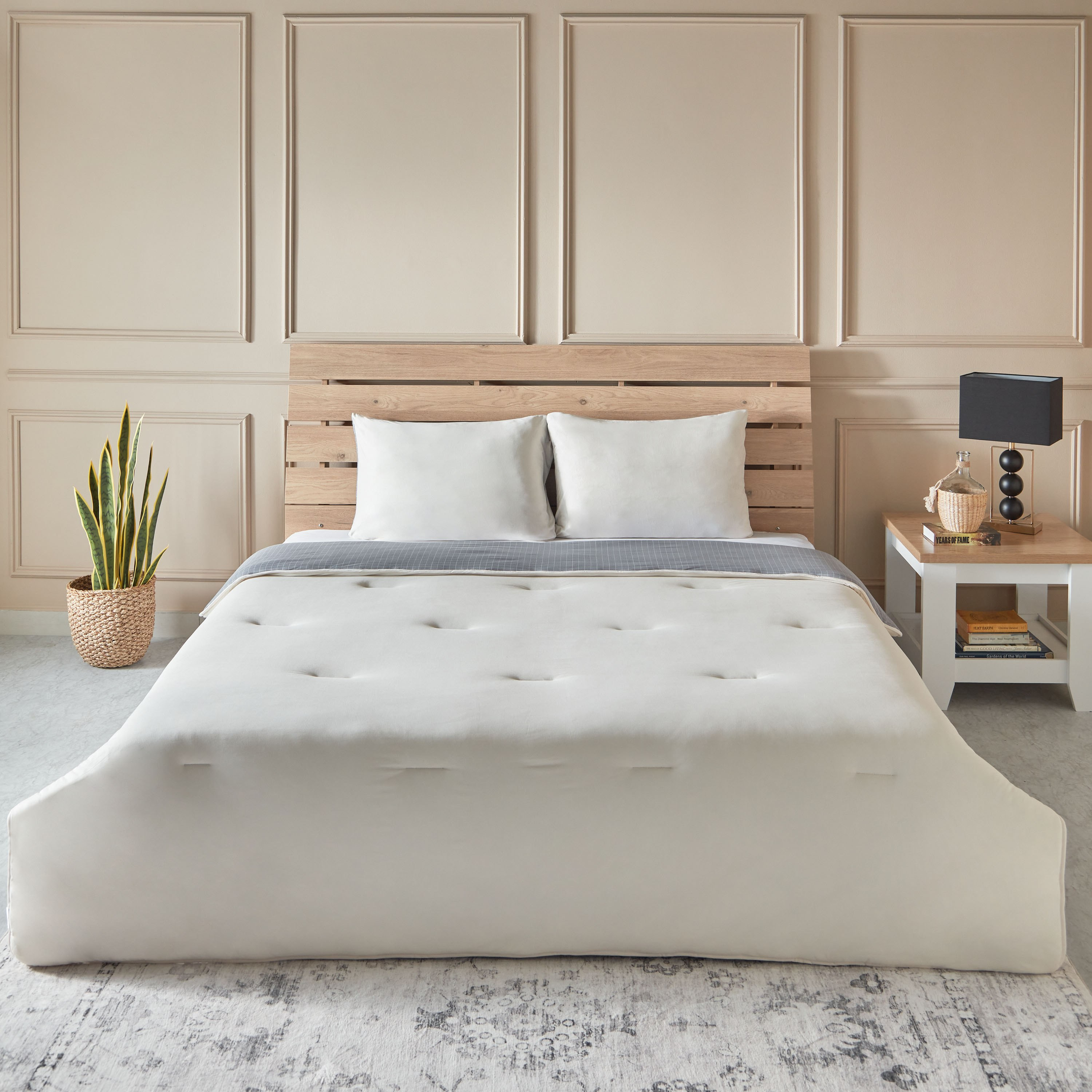 طقم لحاف كينج مخطّط جيرسي من الألياف الدقيقة 3 قطع من فيروم- 220x240 سم-hbxhomeware-hbxbedroom-image-3