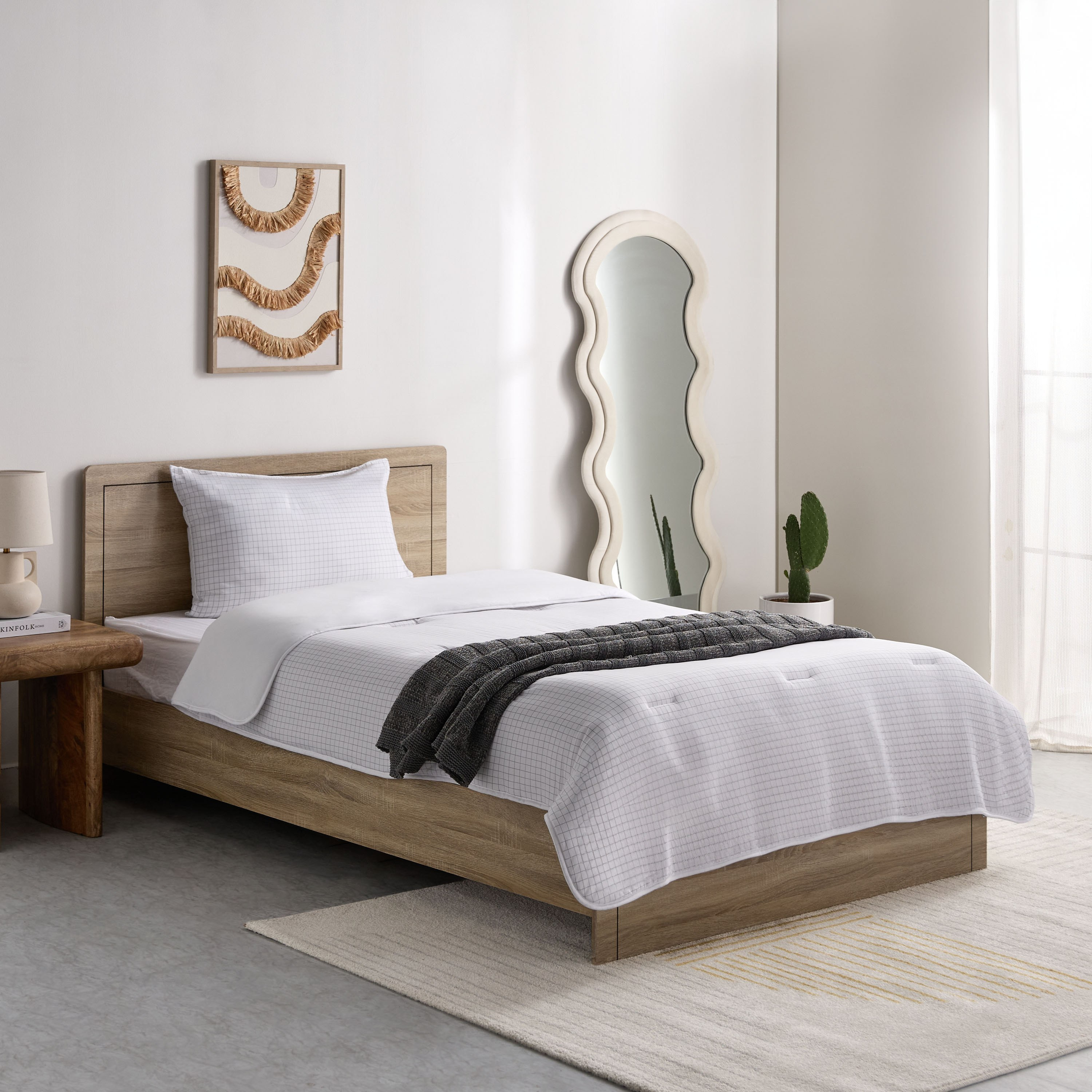 Ferum 2-Piece Stripe Microfiber Jersey Twin Comforter Set - 160x220 cm-hbxhomeware-hbxbedroom-image-8