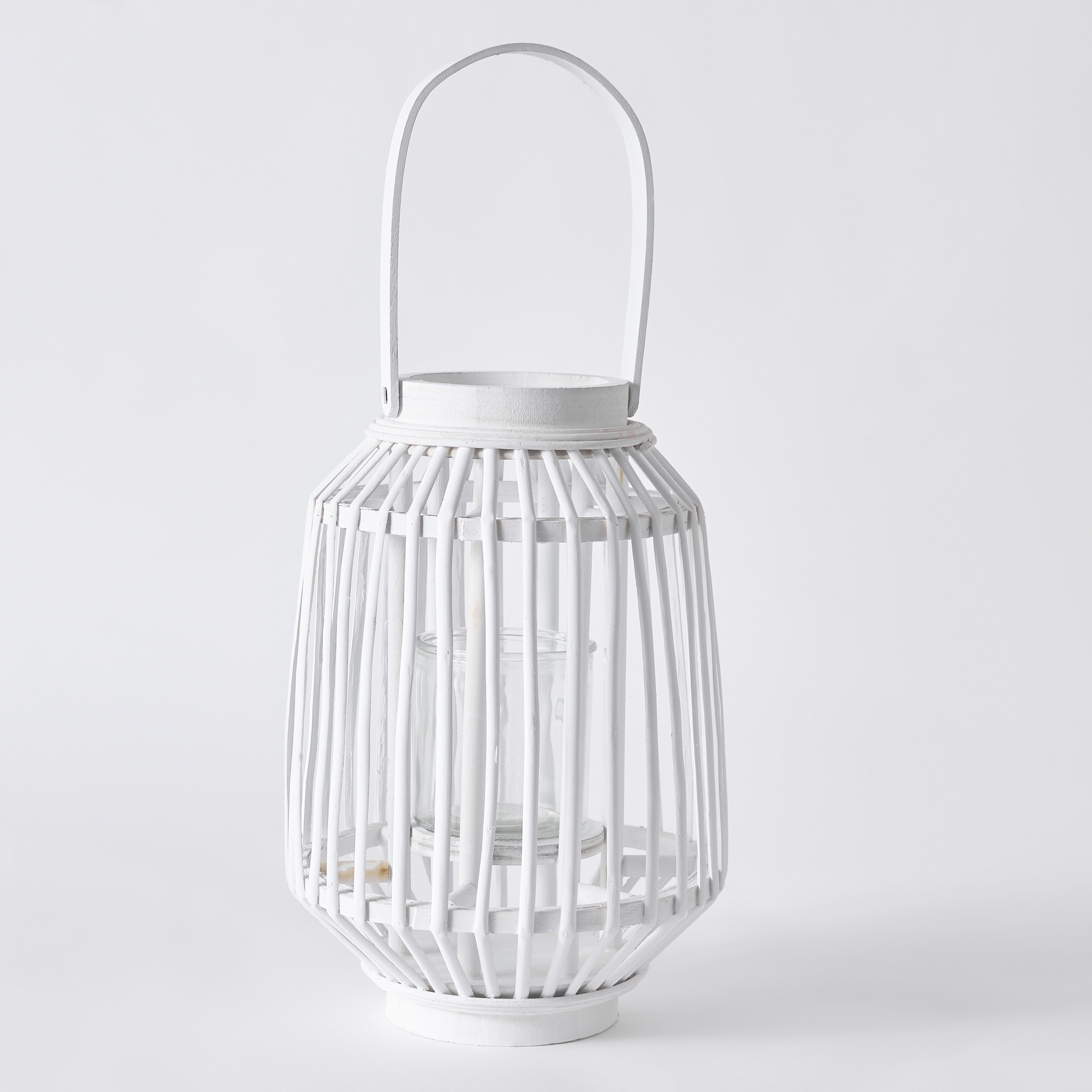 Vera-Willa Willow Lantern with Glass Votive - 12.5x12.5x50 cm-hbxdecorandfurnishings-homeaccessories-lanterns-image-5