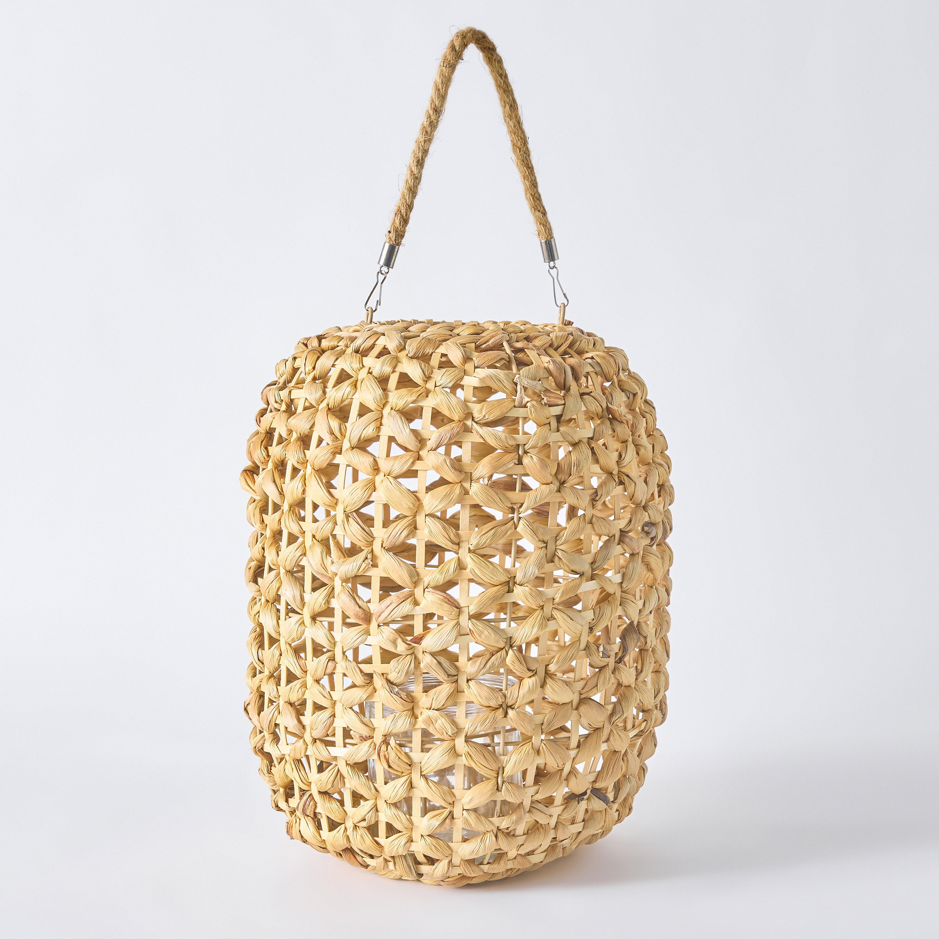 فانوس من عشب القرع مع حامل شموع فوتيف زجاج من فيرا-ويلا - 15x15x40 سم-hbxdecorandfurnishings-homeaccessories-lanterns-image-6