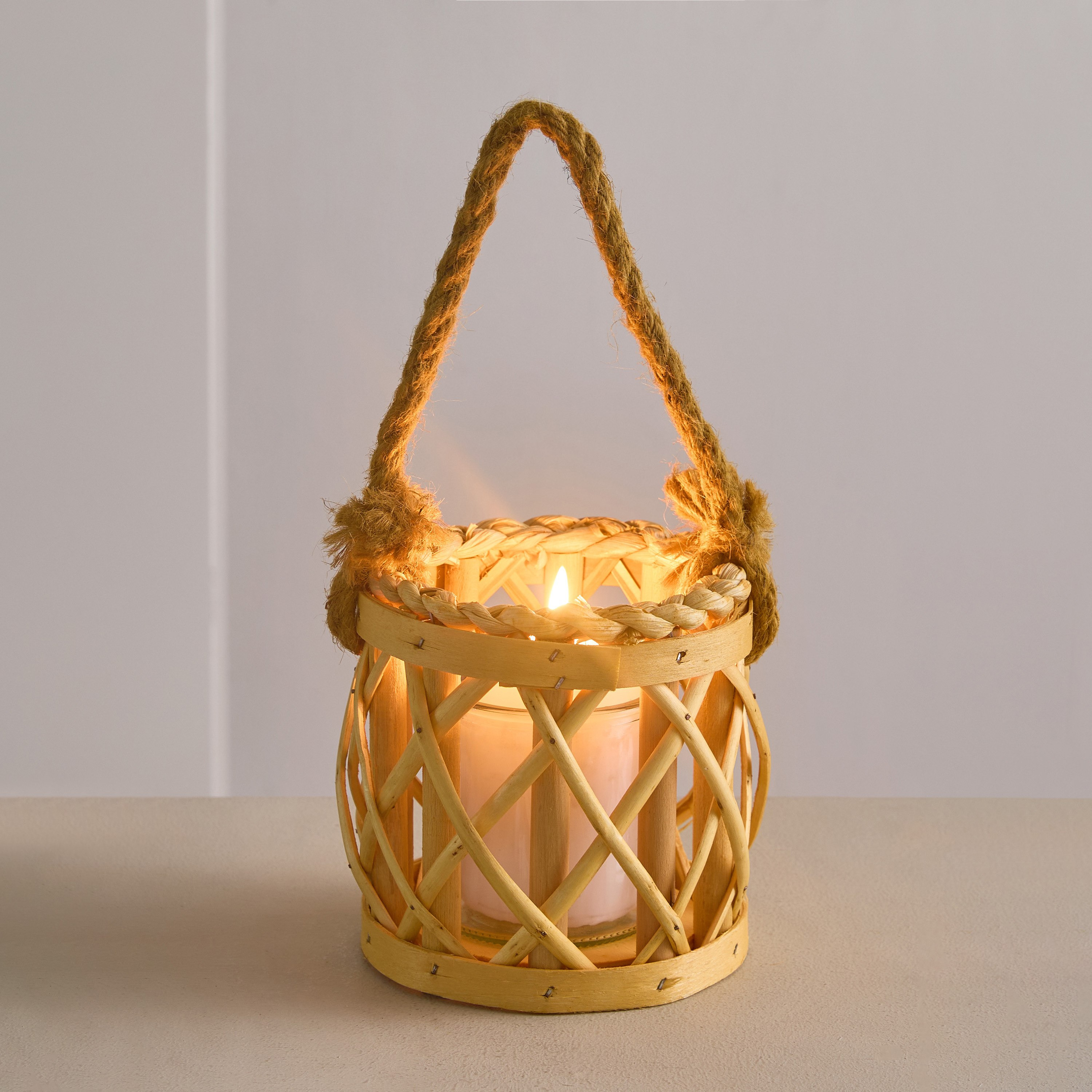 Vera-Willa Willow Lantern - 13x13x13 cm-hbxdecorandfurnishings-homeaccessories-lanterns-image-1