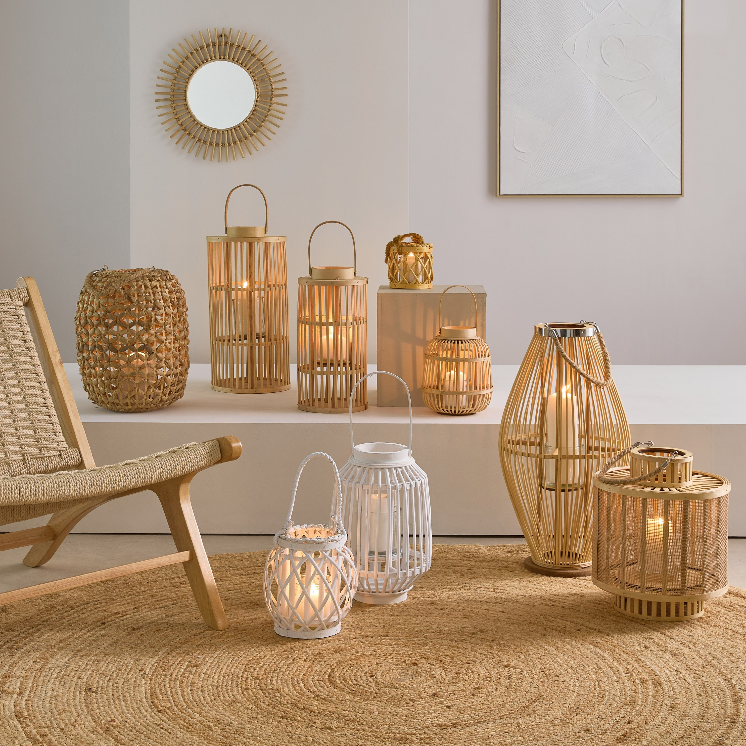 Vera-Willa Willow Lantern - 13x13x13 cm-hbxdecorandfurnishings-homeaccessories-lanterns-image-4