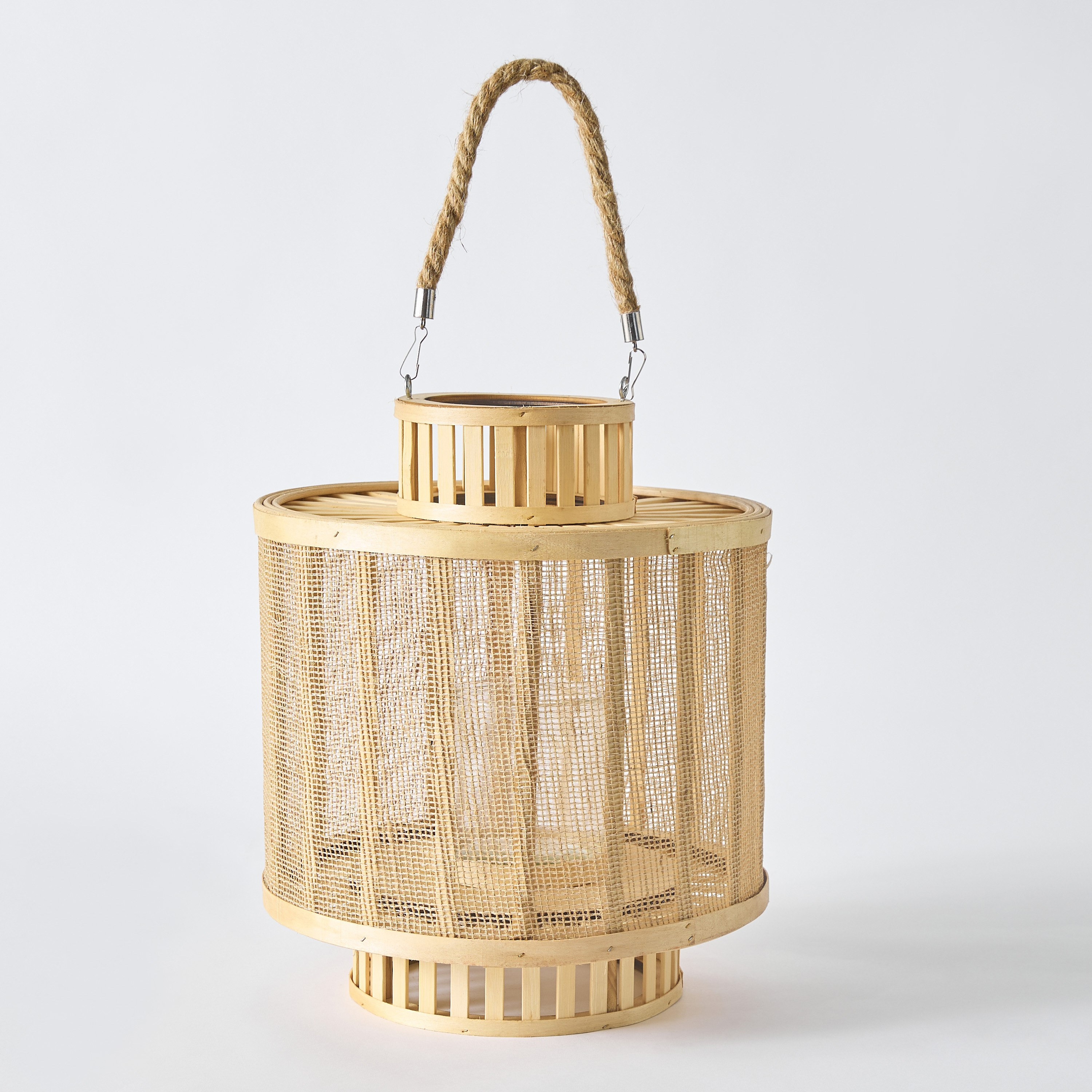 فانوس من الخيزران من فيرا-ويلا - 30x30x35 سم-hbxdecorandfurnishings-homeaccessories-lanterns-image-6