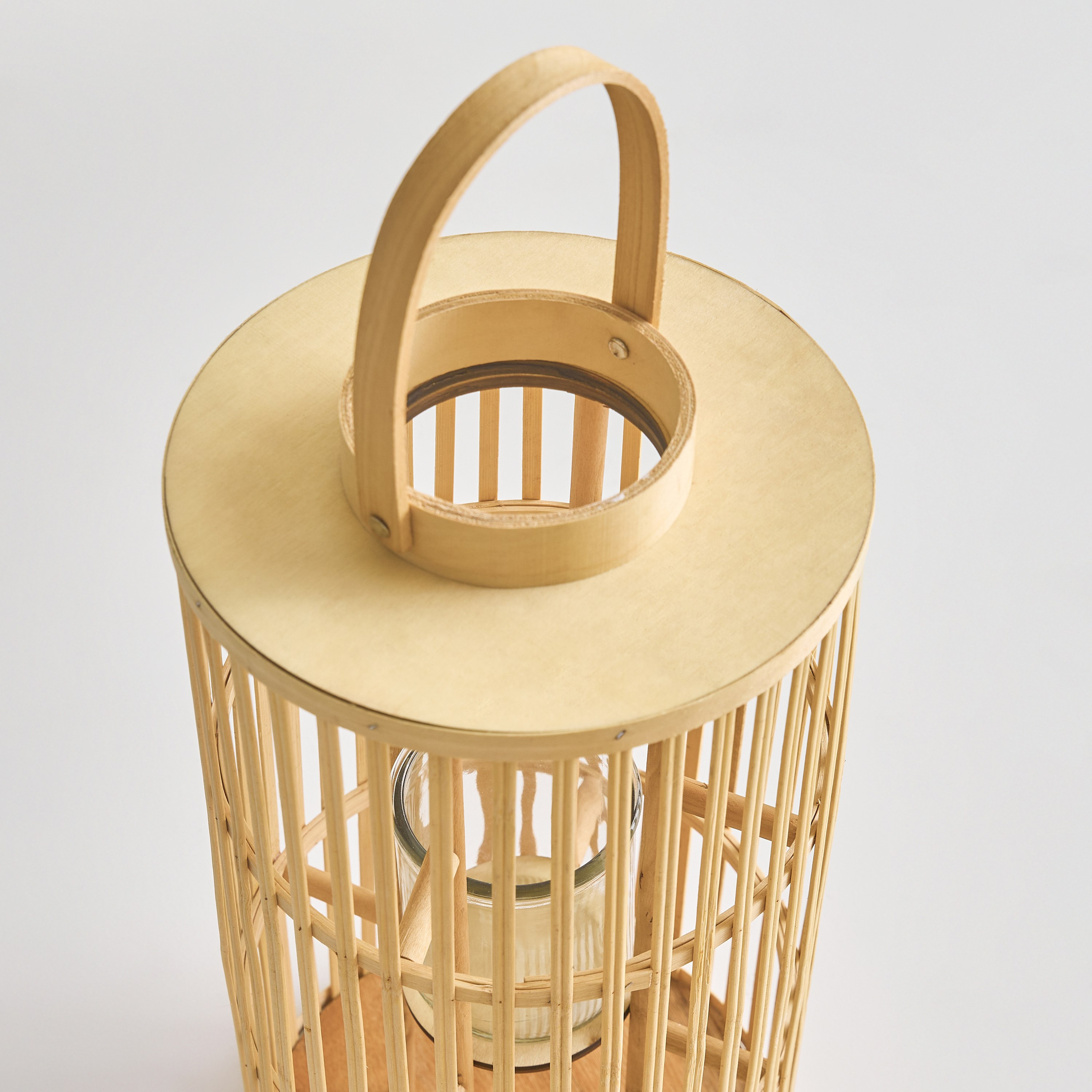 Vera-Willa Bamboo Lantern - 25x25x68 cm-hbxdecorandfurnishings-homeaccessories-lanterns-image-3