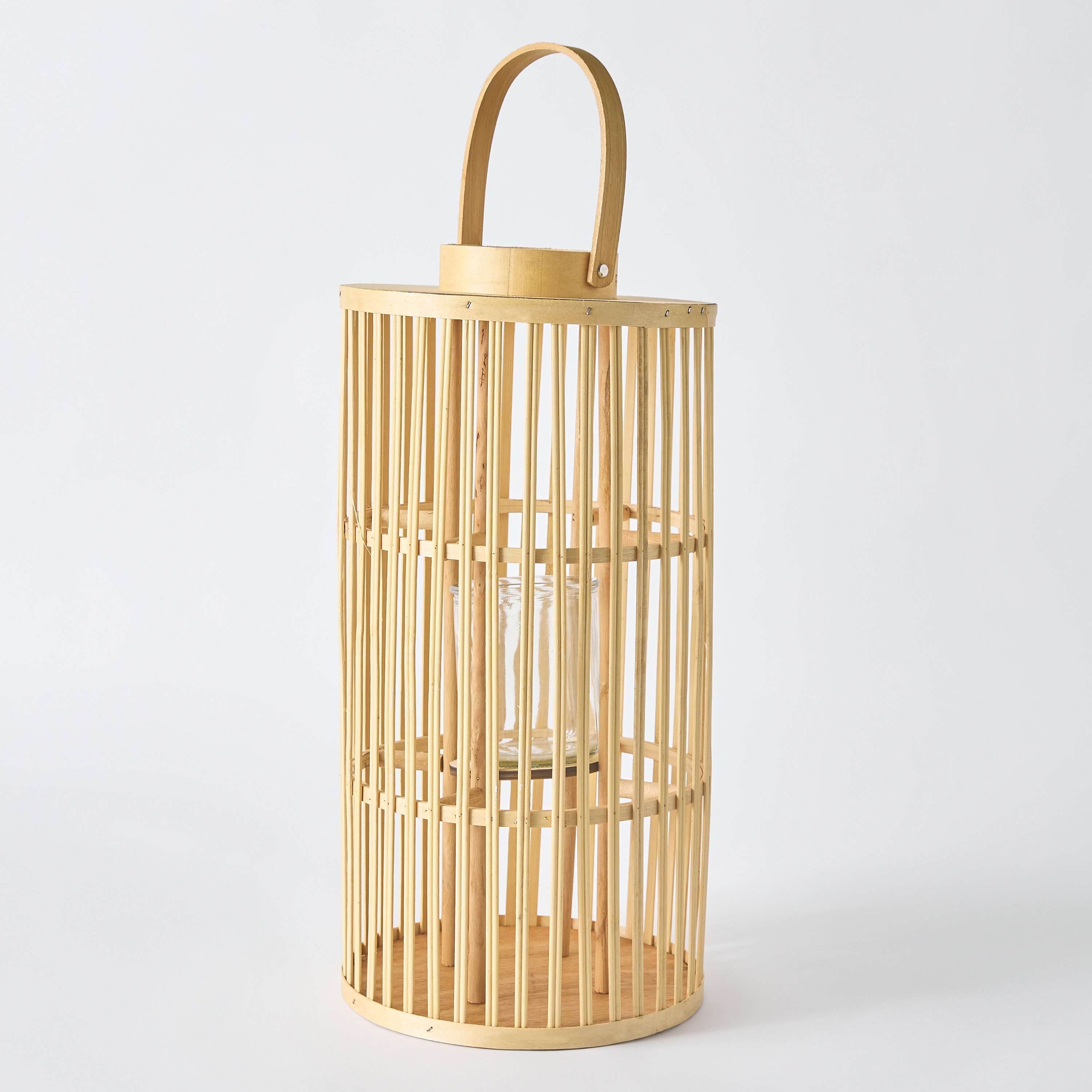 Vera-Willa Bamboo Lantern - 25x25x68 cm-hbxdecorandfurnishings-homeaccessories-lanterns-image-5