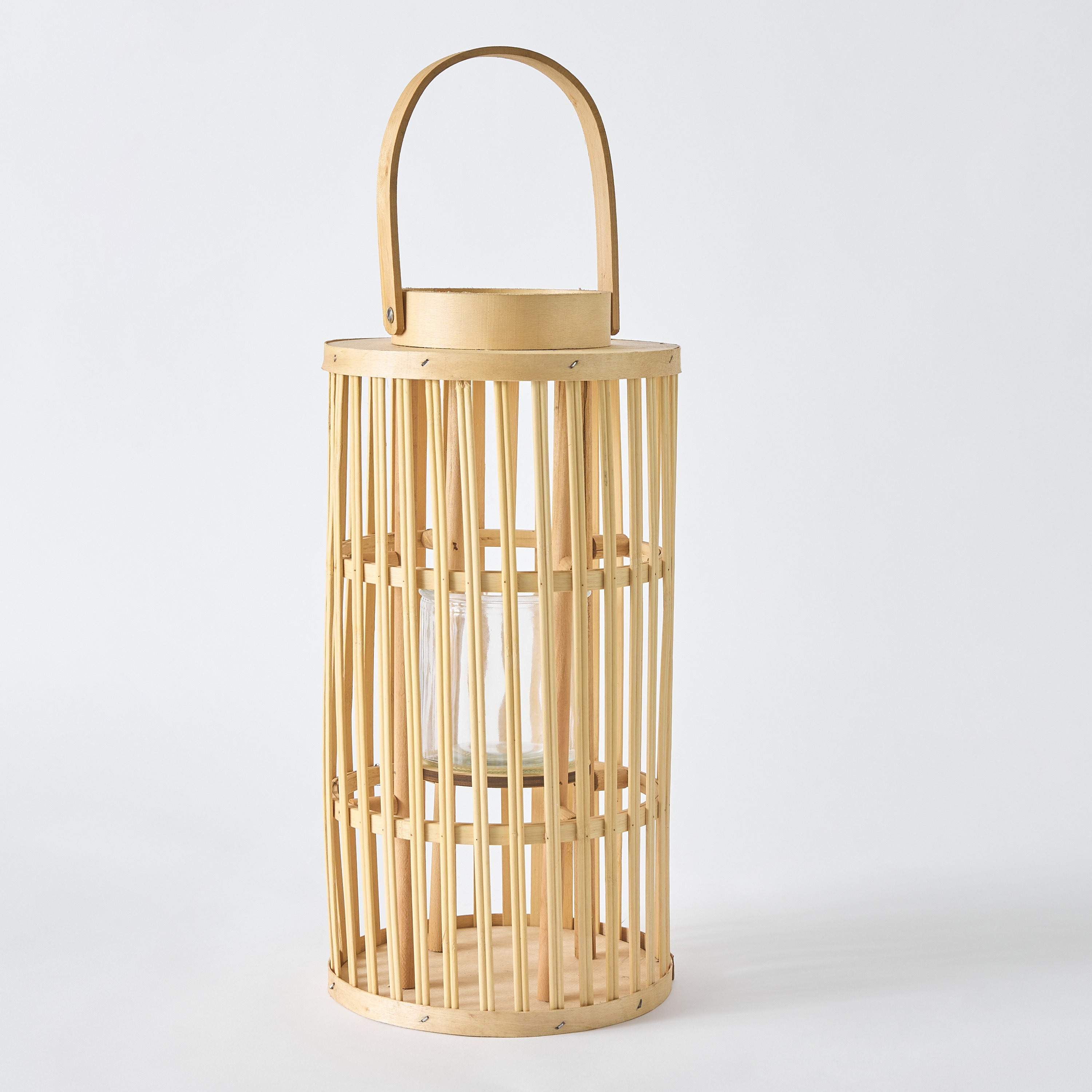 Vera-Willa Bamboo Lantern - 20x20x57 cm-hbxdecorandfurnishings-homeaccessories-lanterns-image-5