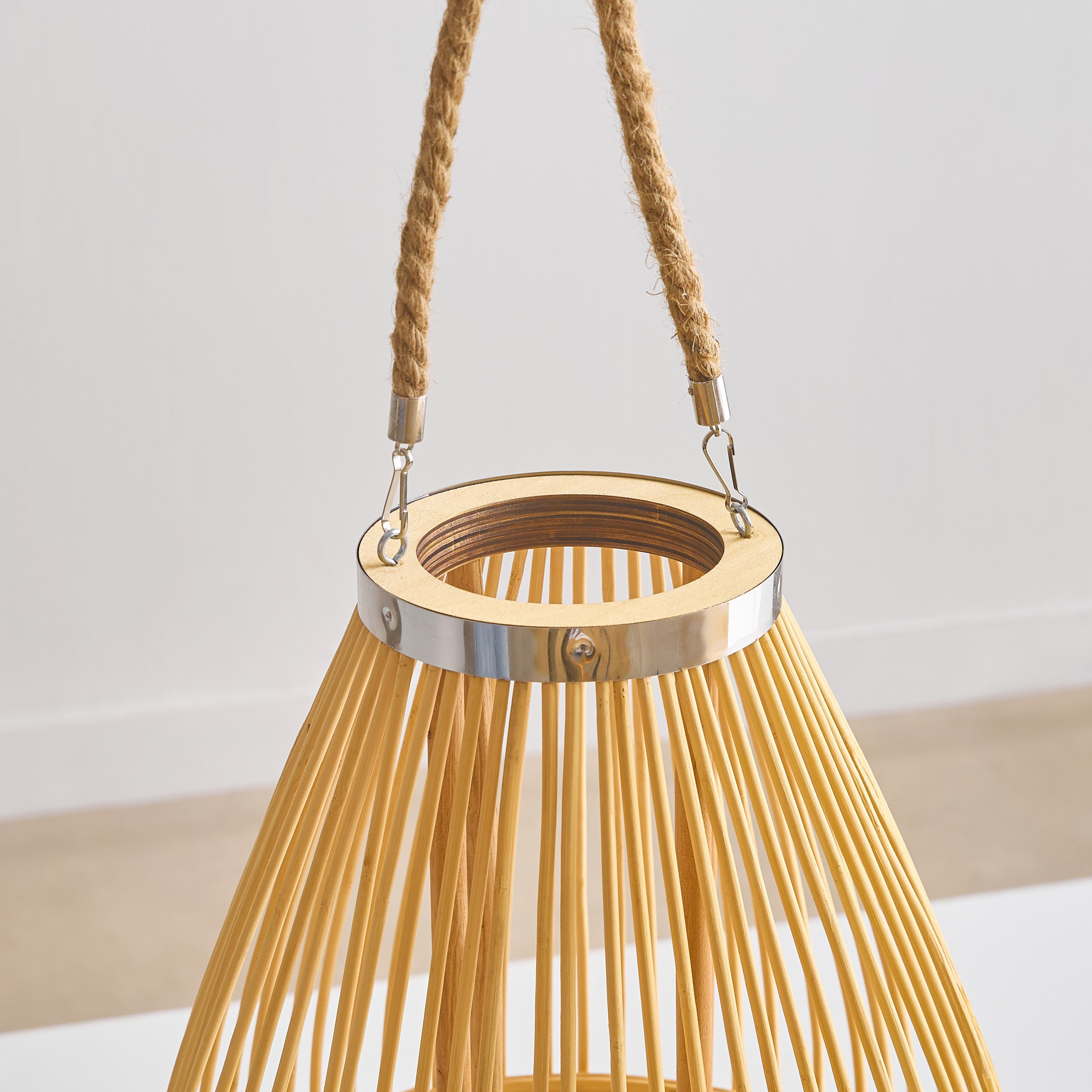 Vera-Willa Bamboo Lantern - 32x32x60 cm-hbxdecorandfurnishings-homeaccessories-lanterns-image-3