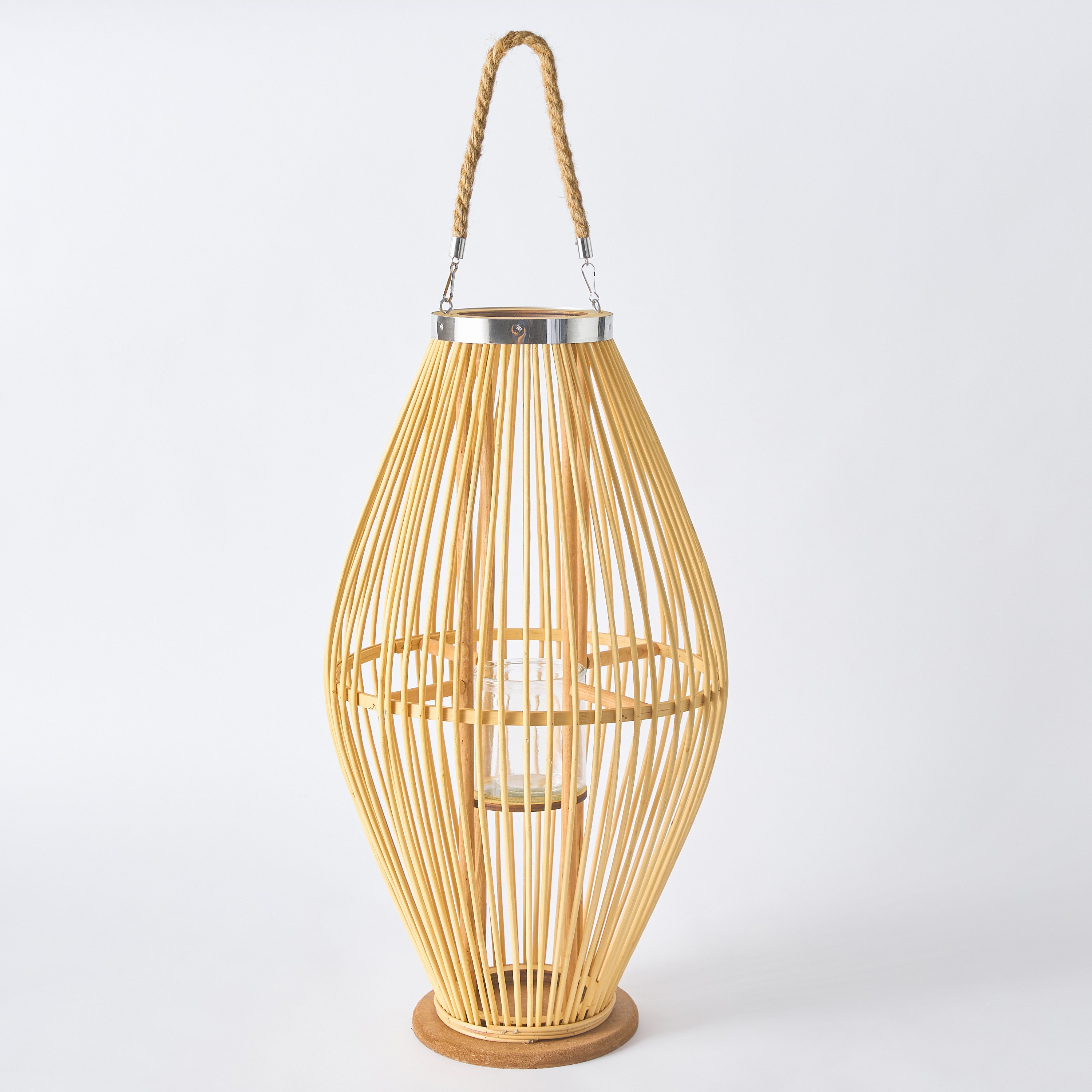 Vera-Willa Bamboo Lantern - 32x32x60 cm-hbxdecorandfurnishings-homeaccessories-lanterns-image-6