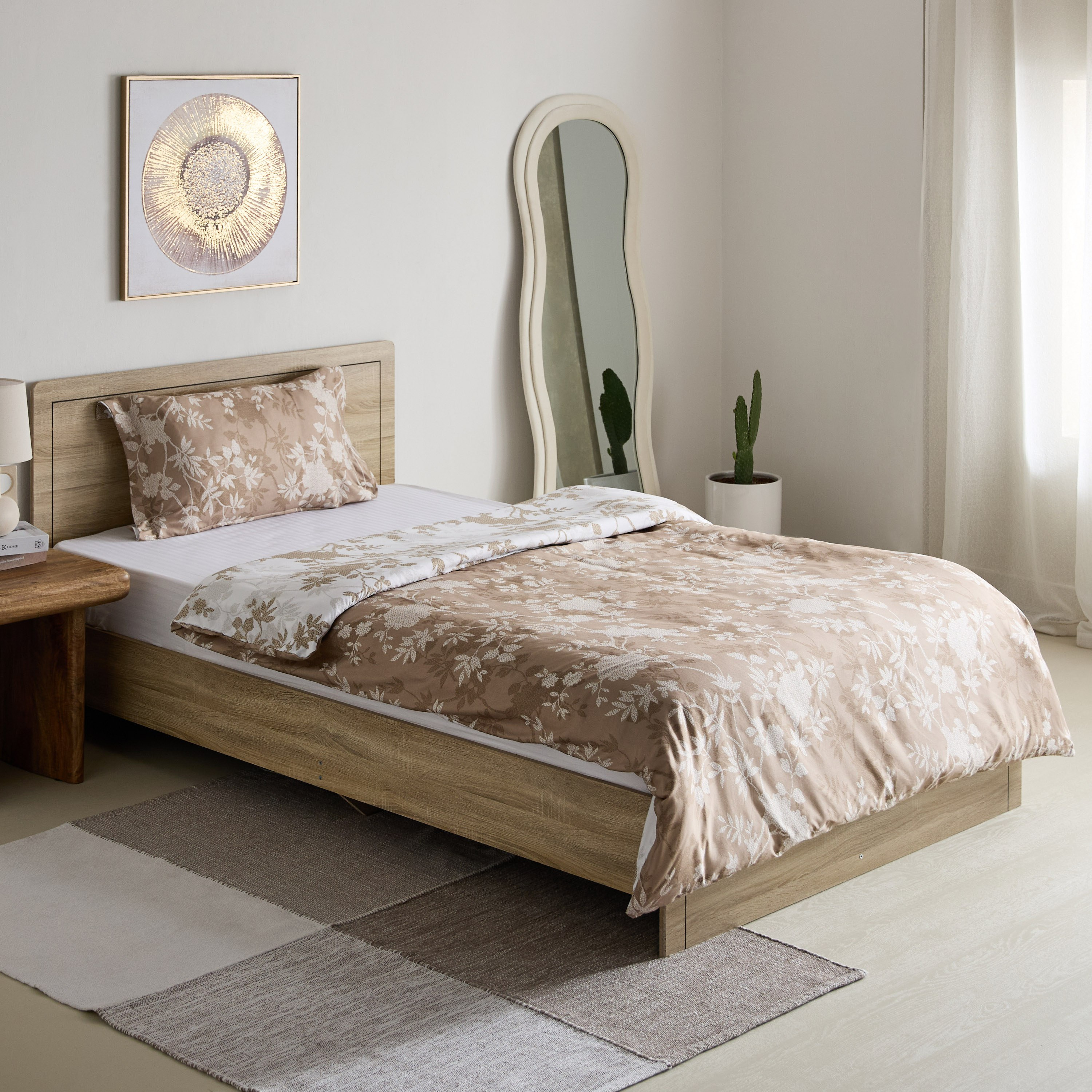Mia Elijah 2-Piece Printed Microfiber Single Duvet Cover Set - 135x200 cm-hbxhomeware-hbxbedroom-image-2