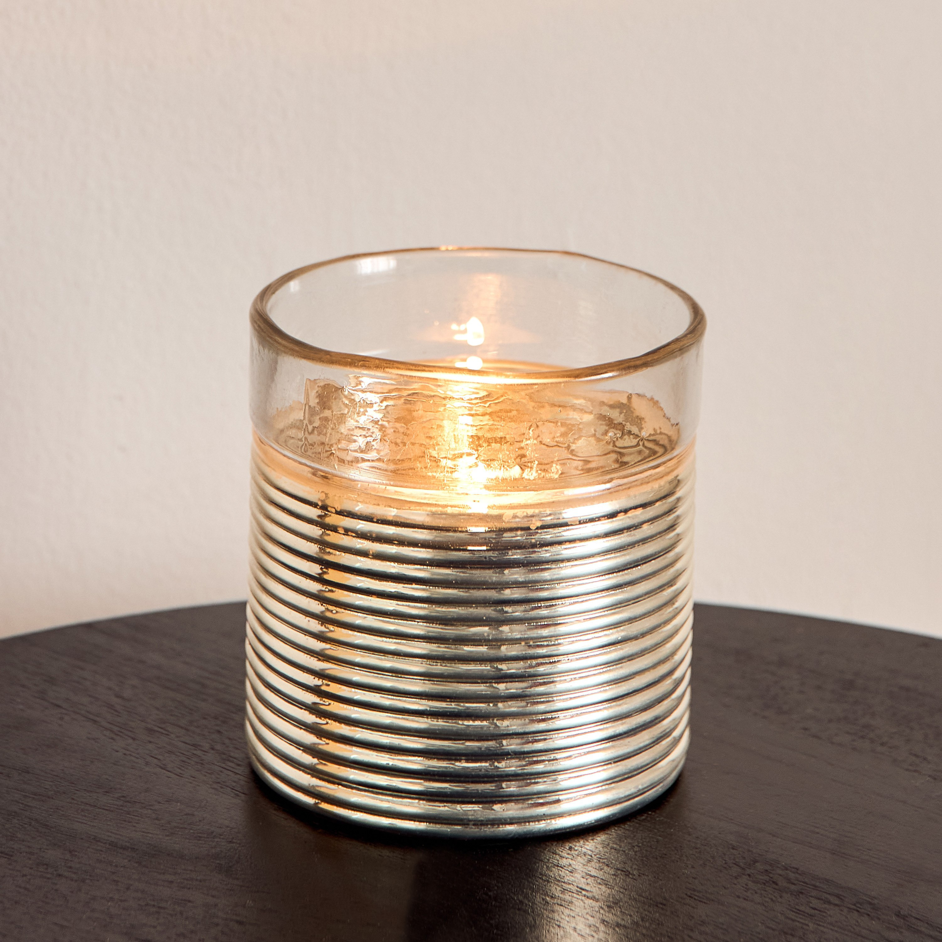 Erton Etched Glass Candleholder - 12x12x12 cm-hbxlivingroom-decorandaccessories-candleholders-image-1