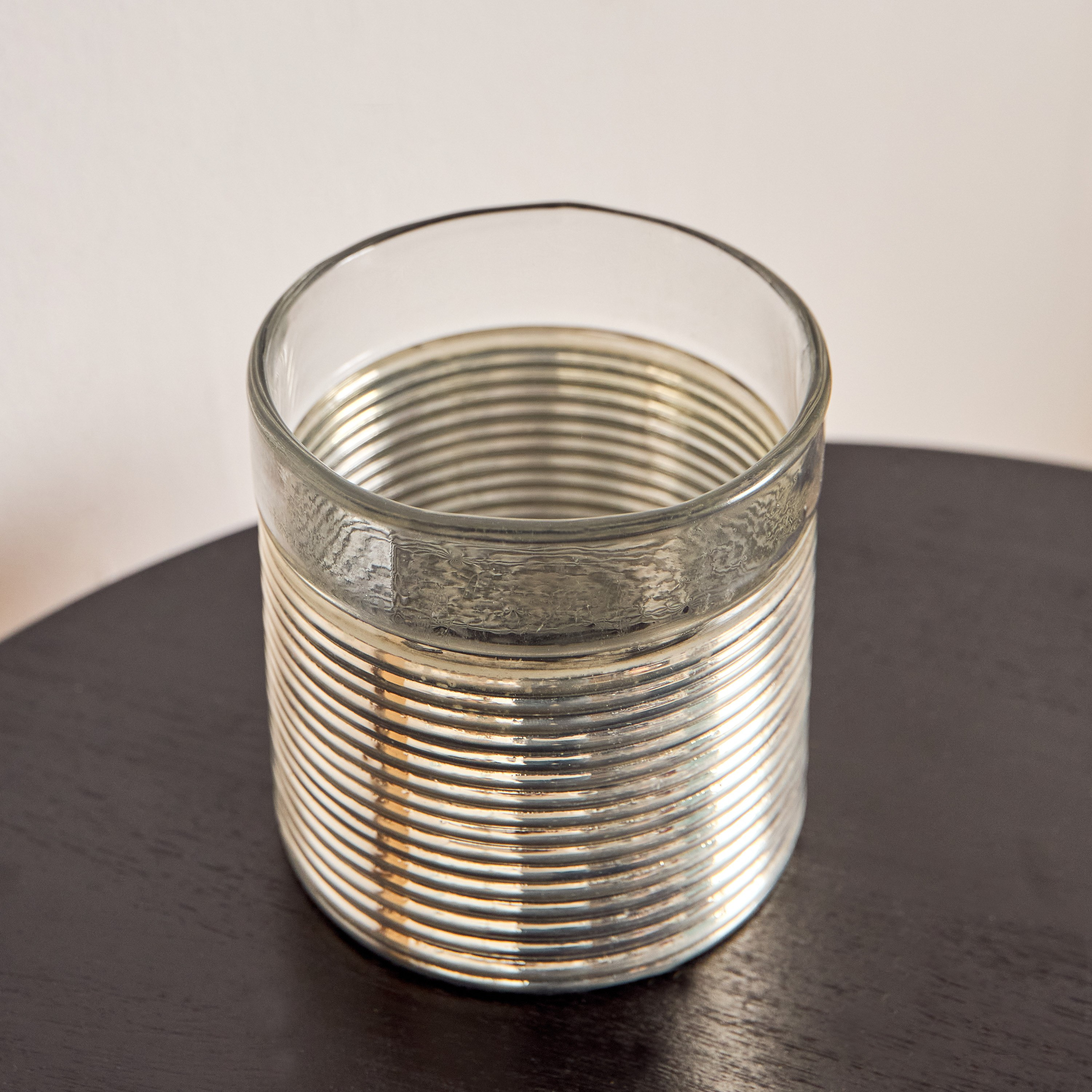 Erton Etched Glass Candleholder - 12x12x12 cm-hbxlivingroom-decorandaccessories-candleholders-image-2