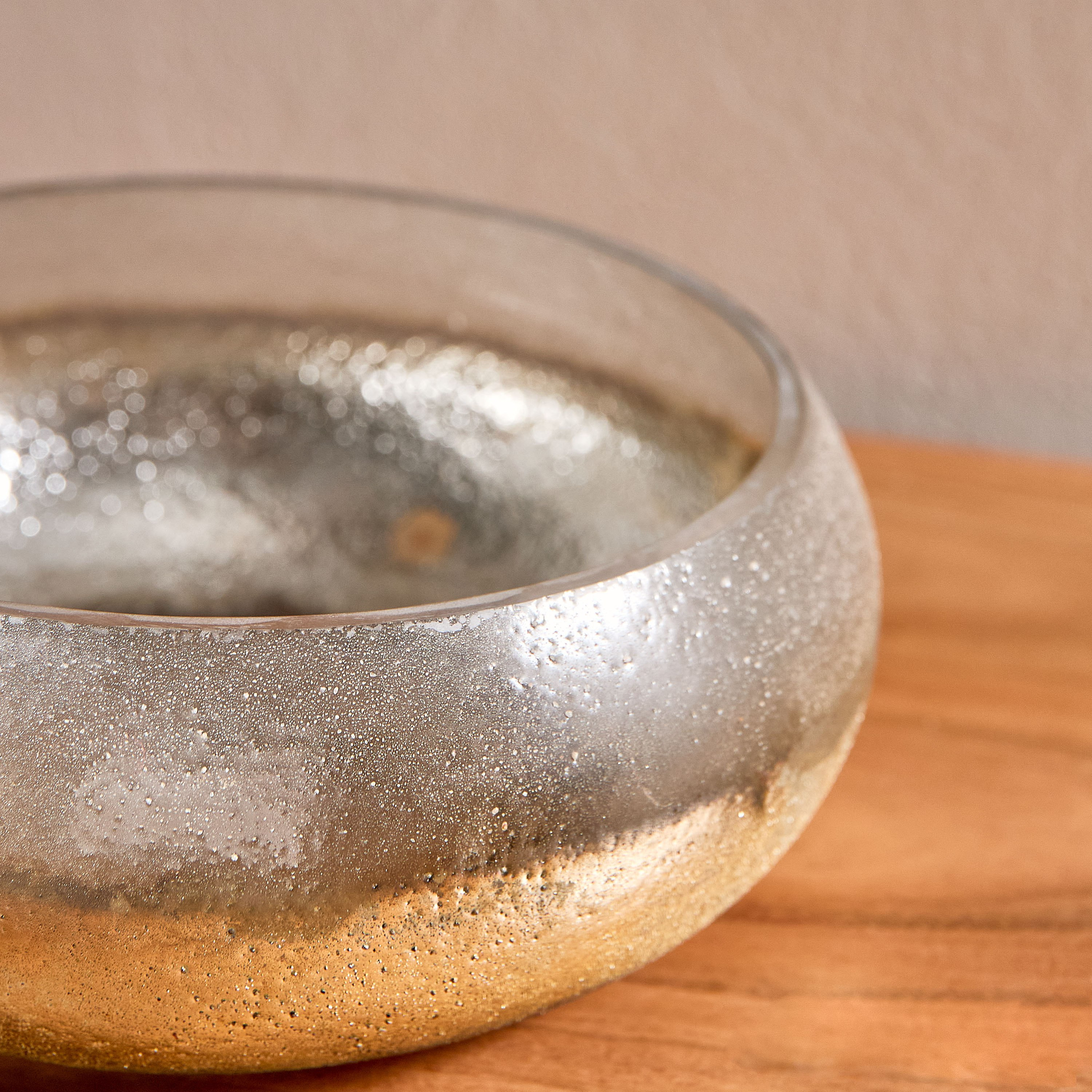 Erton Crink Glass Round Decorative Bowl - 21x21x9 cm-PROMO_HB_AE_B2G2_011025-image-3