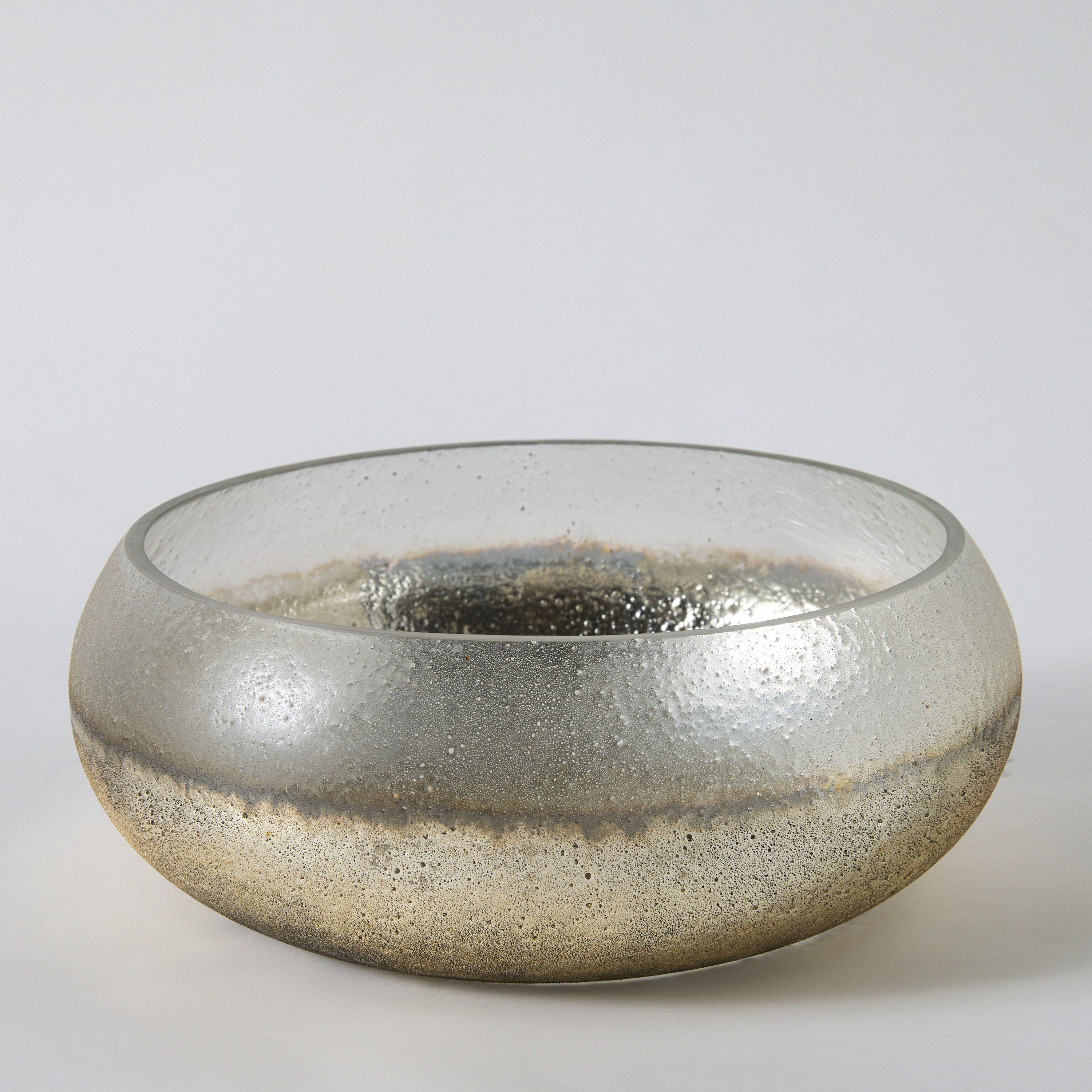 Erton Crink Glass Round Decorative Bowl - 21x21x9 cm-PROMO_HB_AE_B2G2_011025-image-5