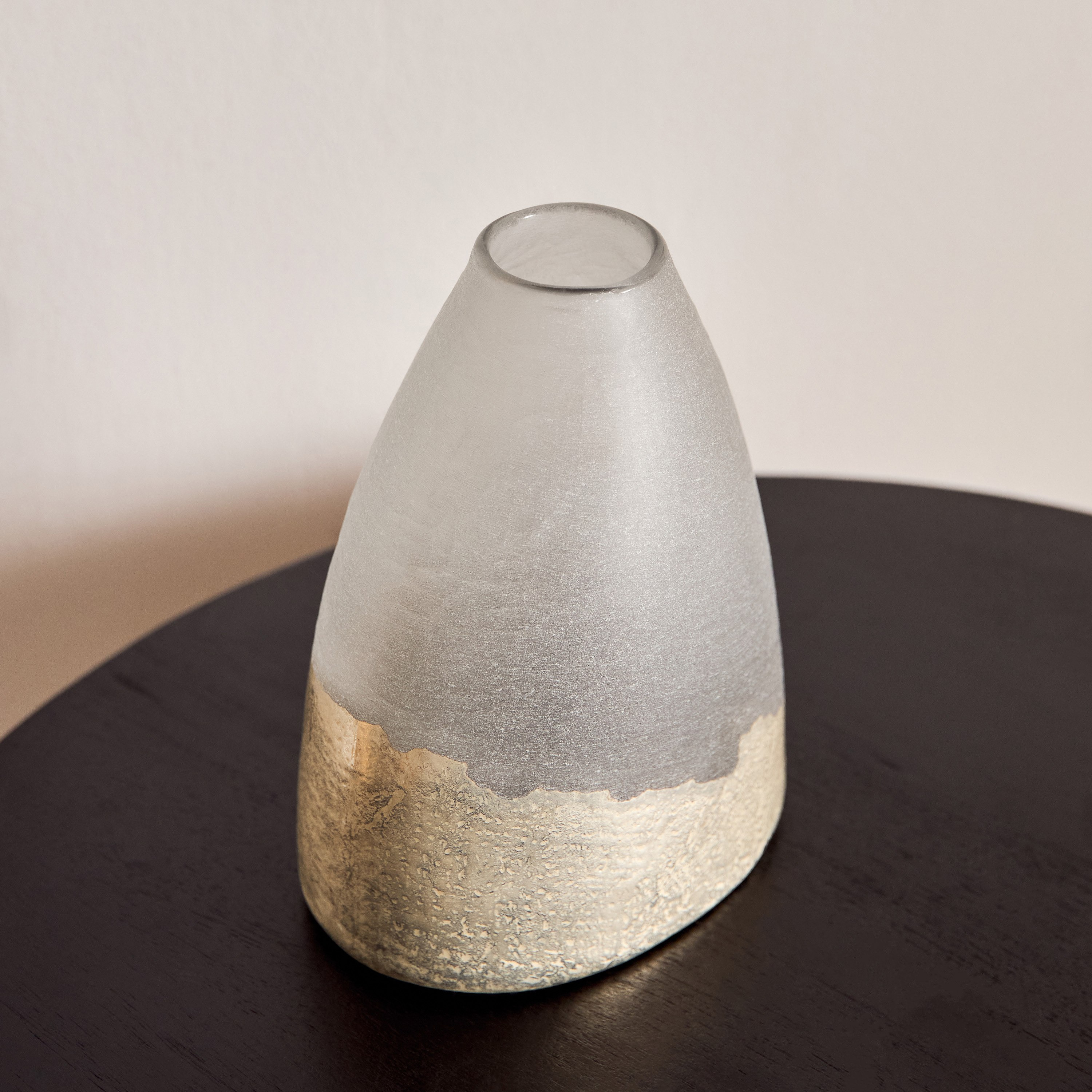 Erton Foiled Glass Vase - 16x11x19 cm-hbxbedroom-decorandaccessories-vases-image-2