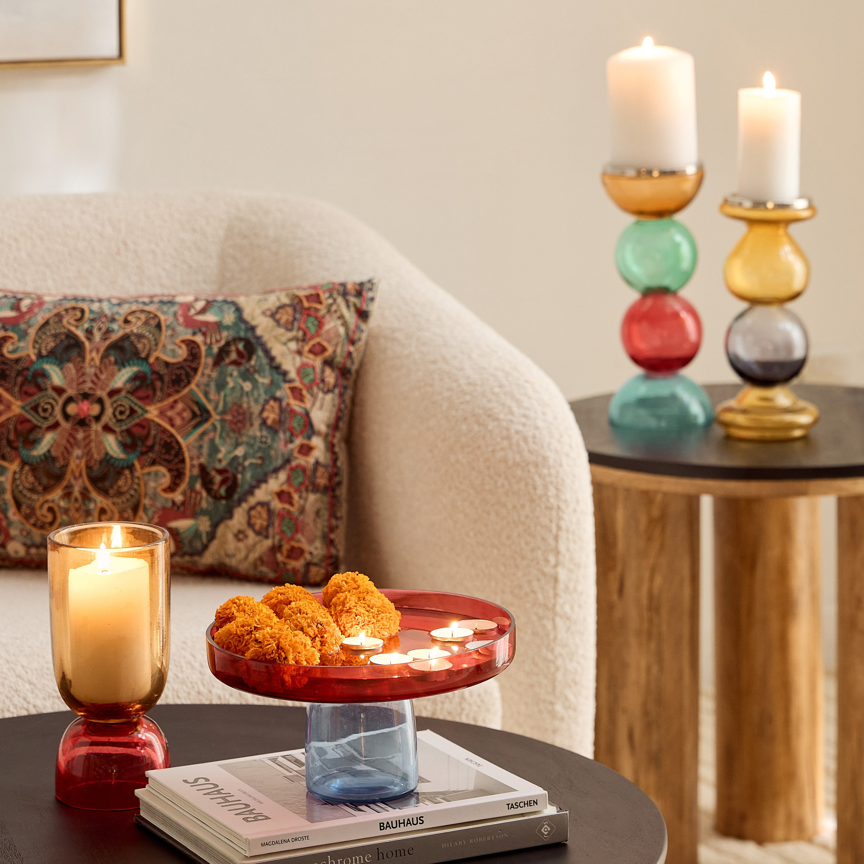 Moten Glass Hurricane Candleholder - 10x10x23 cm-PROMO_HB_AE_B2G2_011025-image-5
