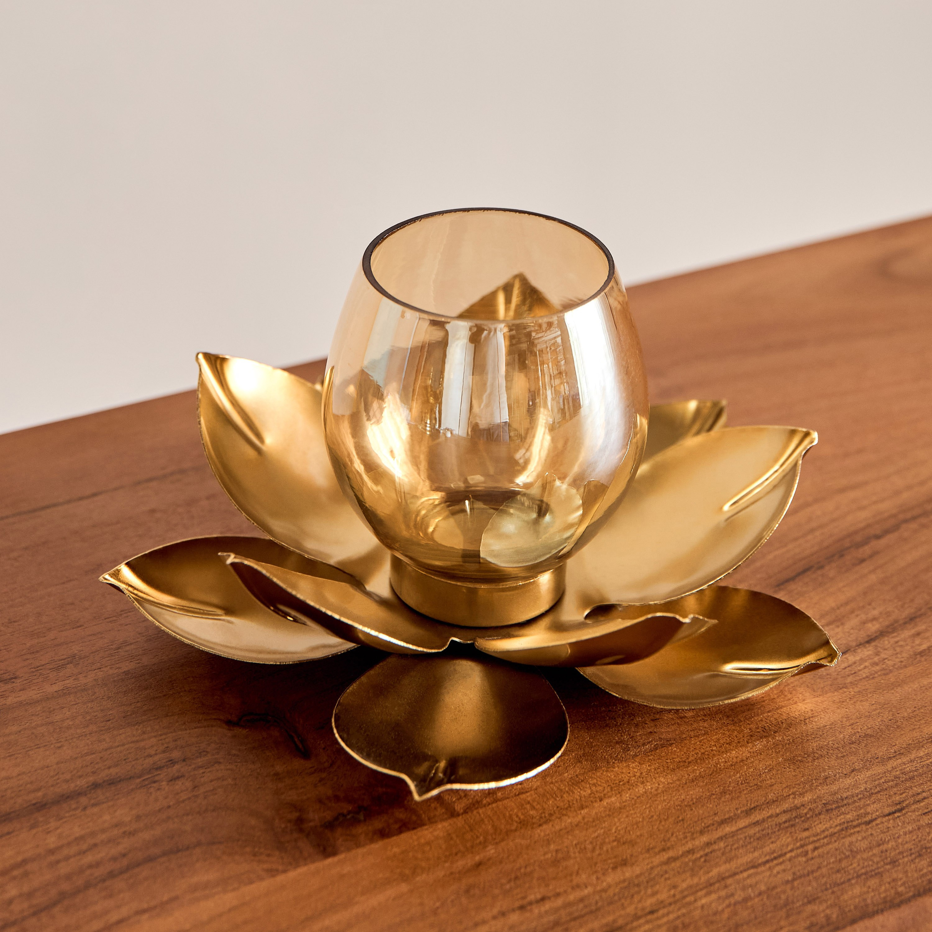 حامل شموع صغيرة لوتس من بيما - 19×19×9 سم-hbxlivingroom-decorandaccessories-candleholders-image-2