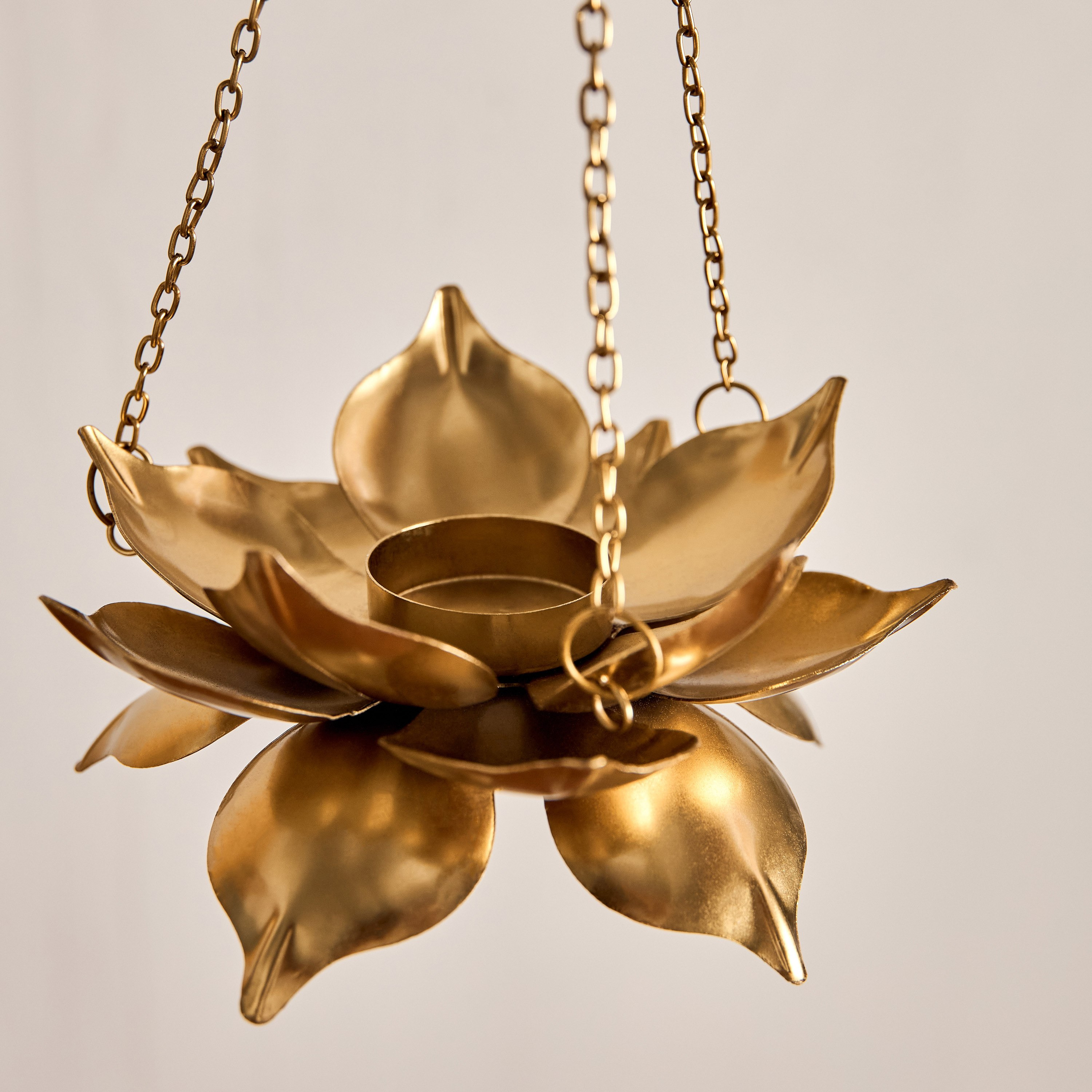 Pema Lotus Hanging Tealight Holder - 16x16x40 cm-hbxlivingroom-decorandaccessories-candleholders-image-3