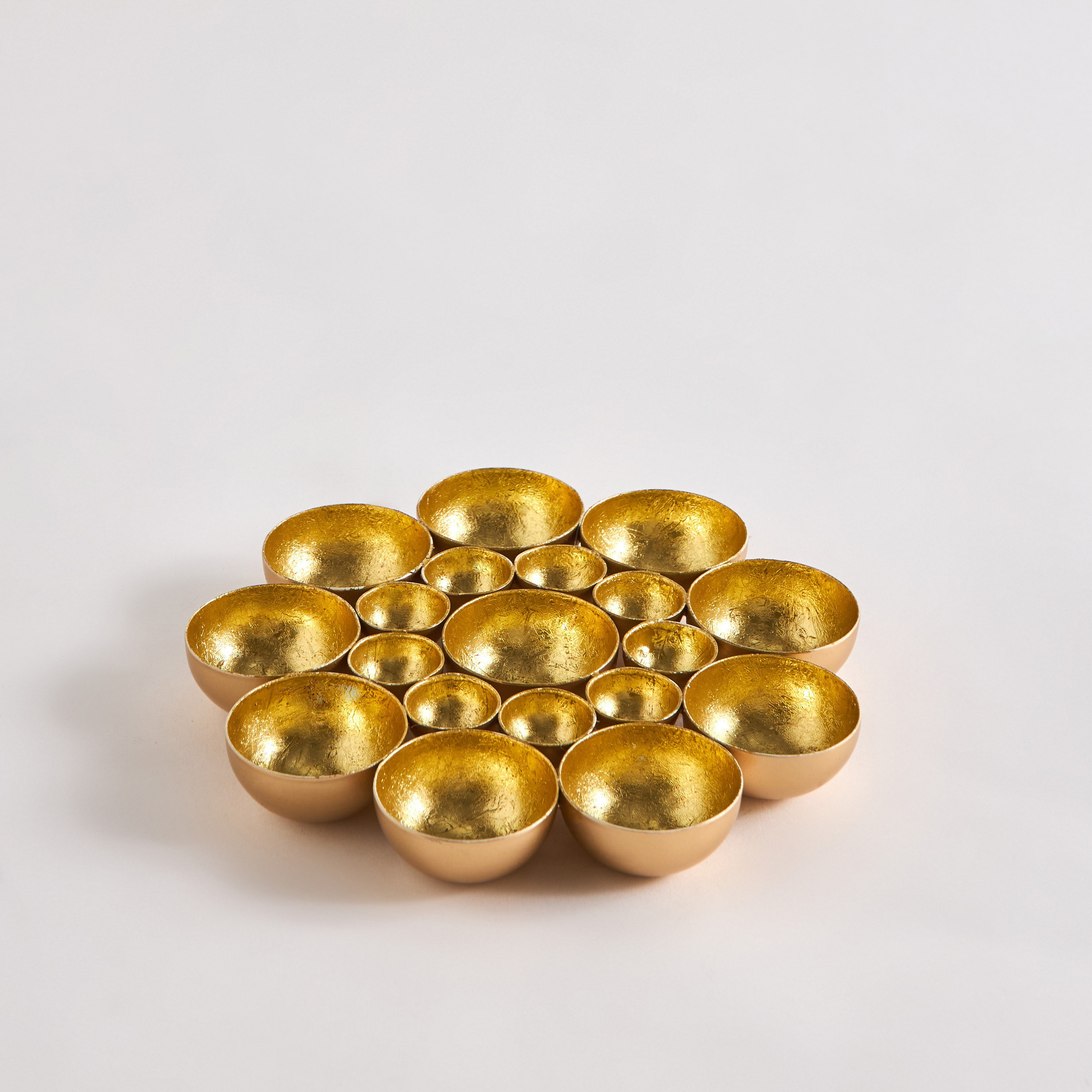 Neom Metal Flower Tealight Table Wall Holder - 20x20x3 cm-hbxlivingroom-decorandaccessories-candleholders-image-6