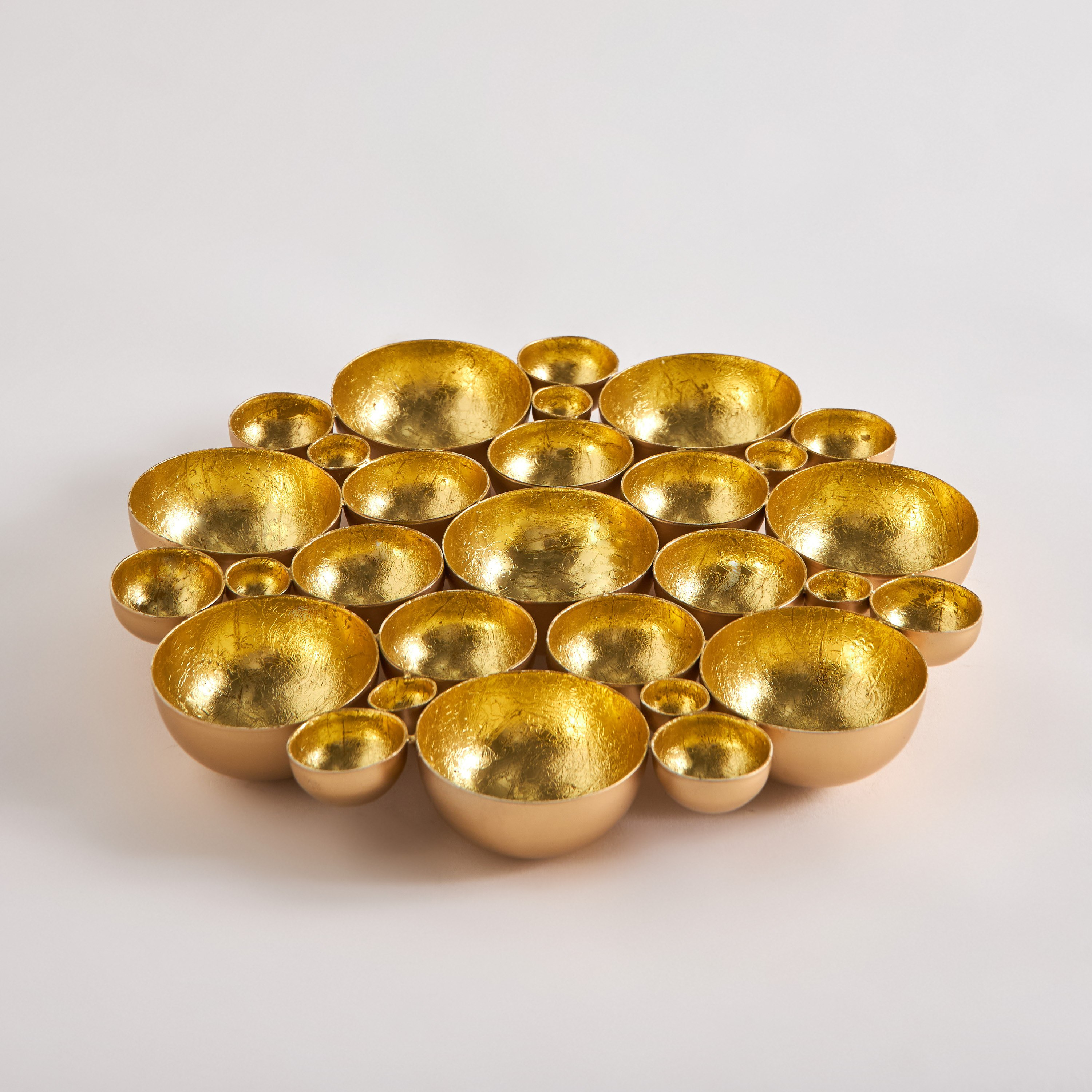 Neom Metal Flower Tealight Table Wall Holder - 30x30x4 cm-hbxlivingroom-decorandaccessories-candleholders-image-6