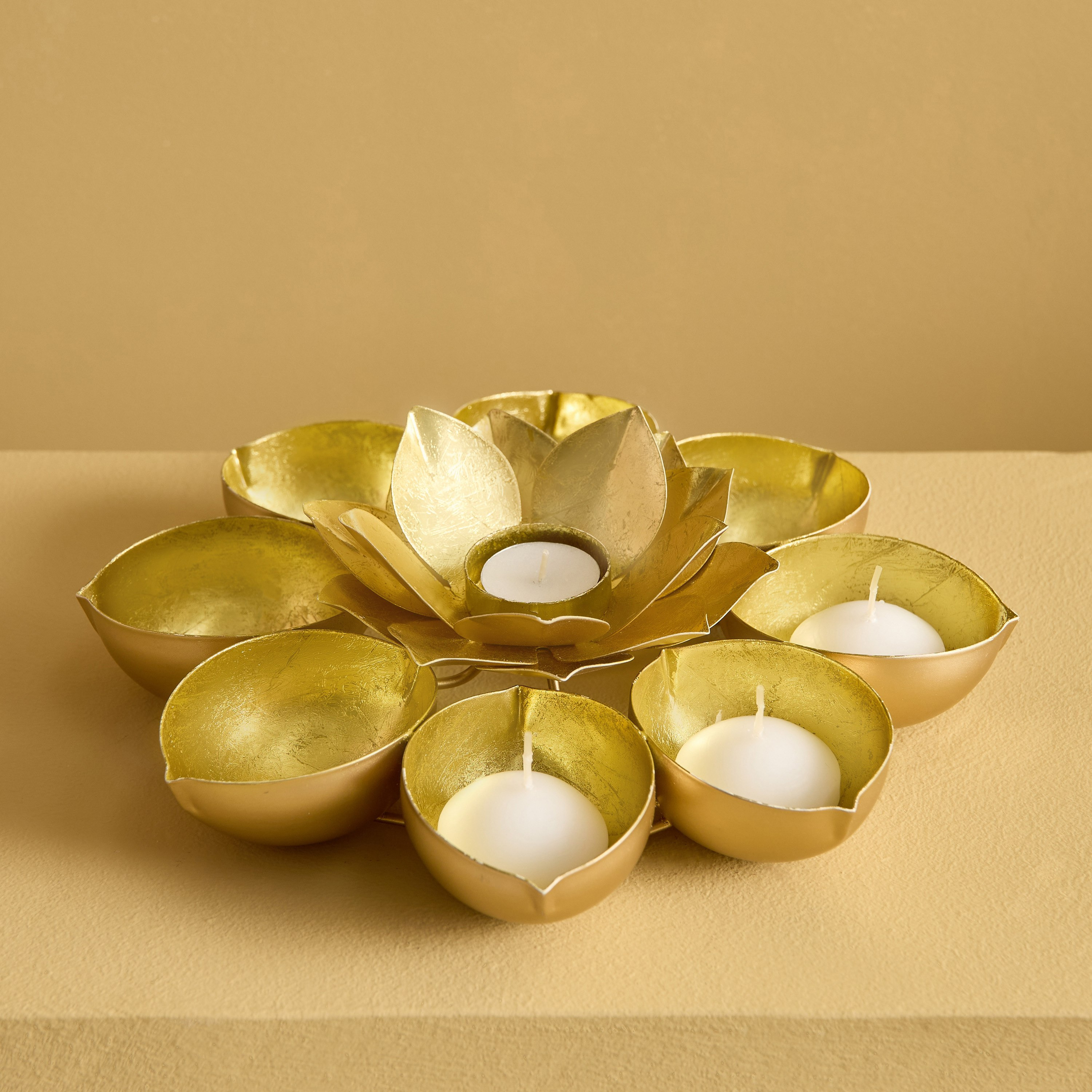 زينة حائط معدن ضياء من نيوم- 27×27×6 سم-hbxhomeware-homedecor-figurinesandornaments-image-2