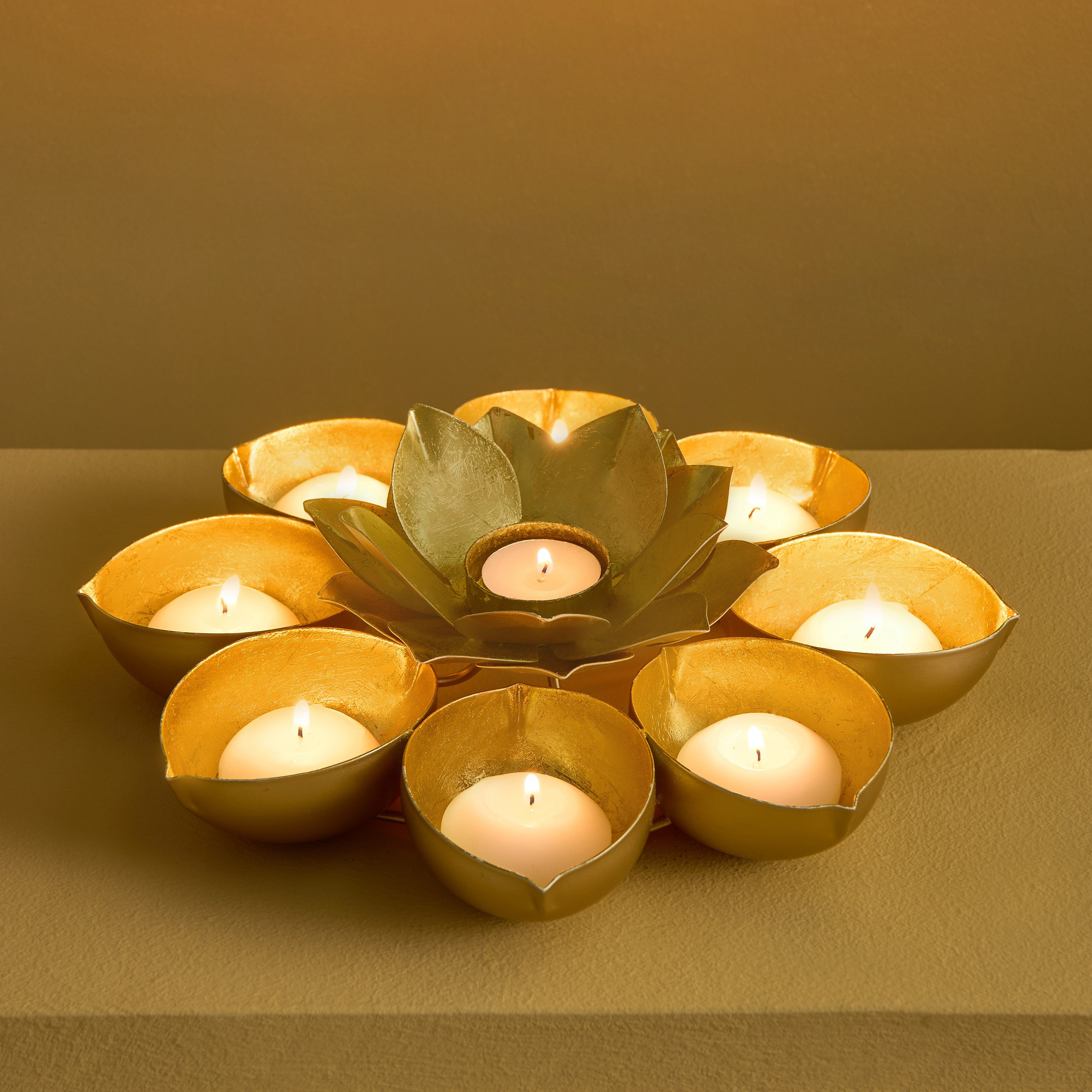 زينة حائط معدن ضياء من نيوم- 27×27×6 سم-hbxhomeware-homedecor-figurinesandornaments-image-3