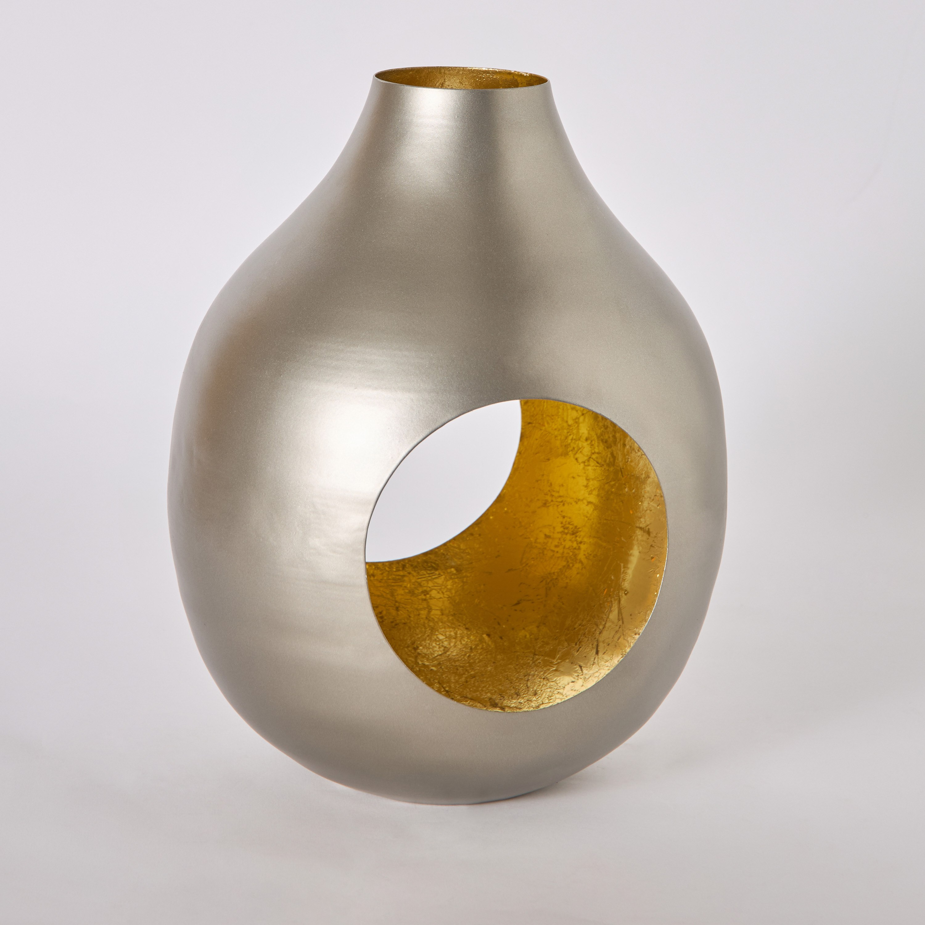 حامل شموع عمودي معدن من إيبينا - 33×33×25 سم-hbxlivingroom-decorandaccessories-candleholders-image-5