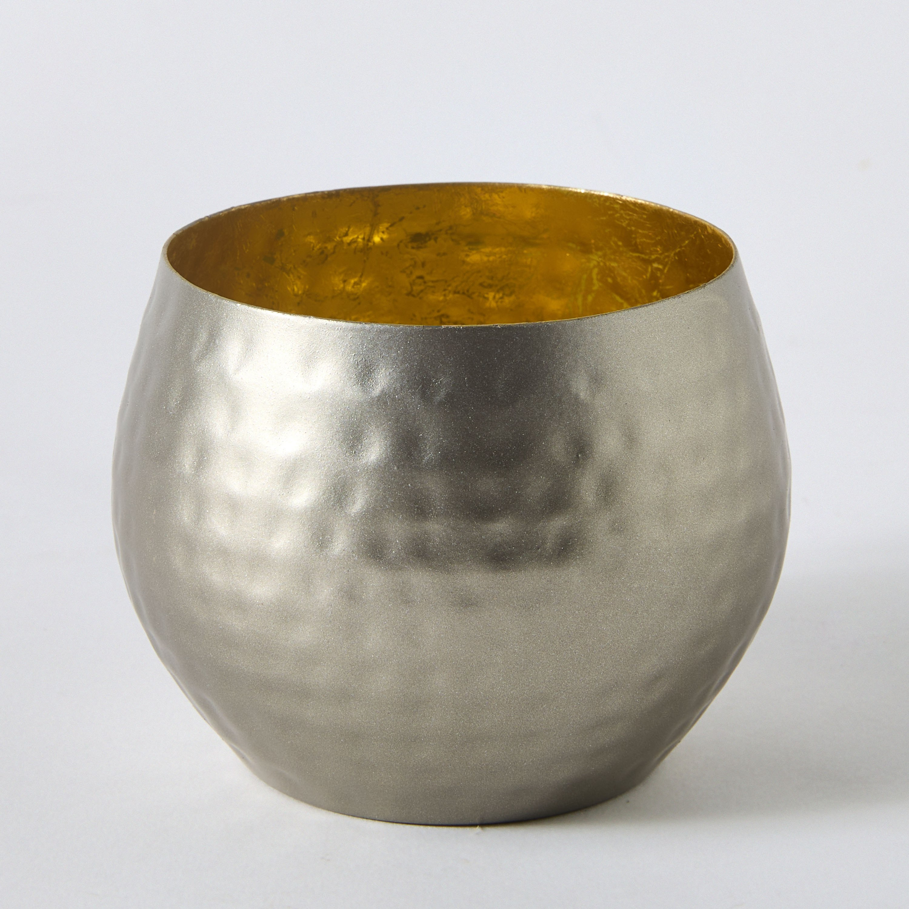 Ibena Metallic Votive Holder - 10x10x8 cm-hbxlivingroom-decorandaccessories-candleholders-image-6
