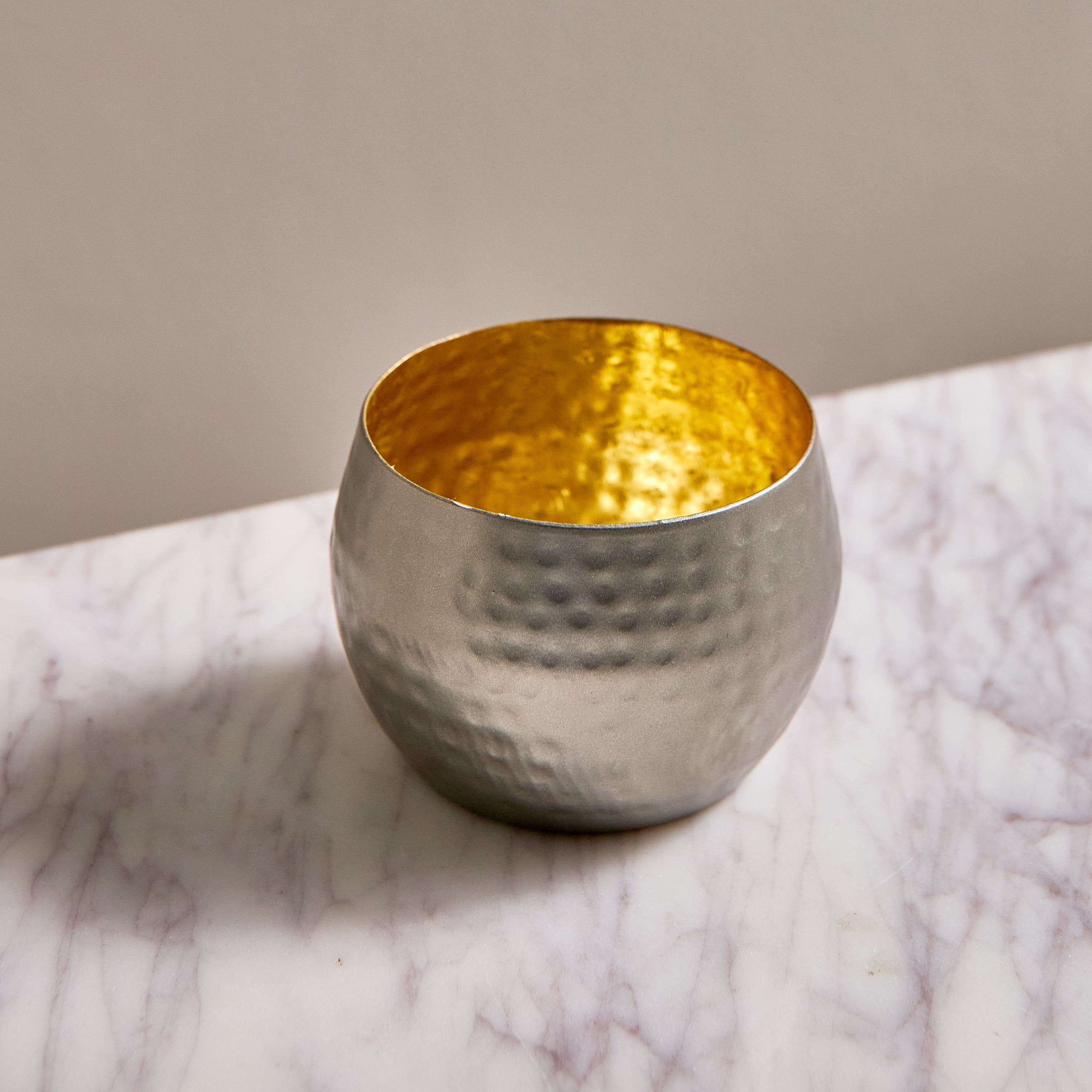 حامل شموع فوتيف ميتاليك من إيبينا - 9x9x6 سم-hbxlivingroom-decorandaccessories-candleholders-image-3