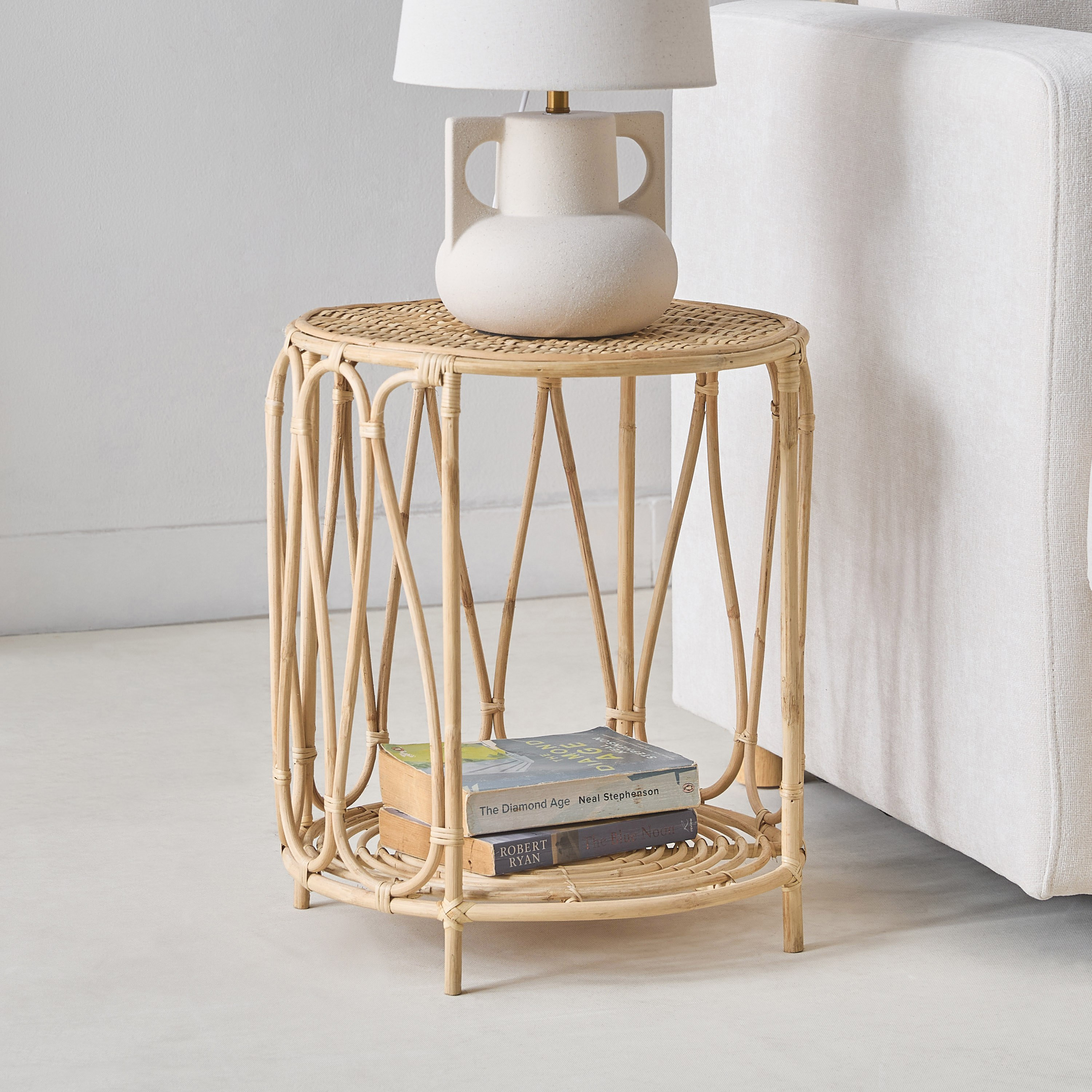 طاولة جانبية روطان طبيعي من بوهو بليس-hbxfurniture-livingroom-endtables-image-1