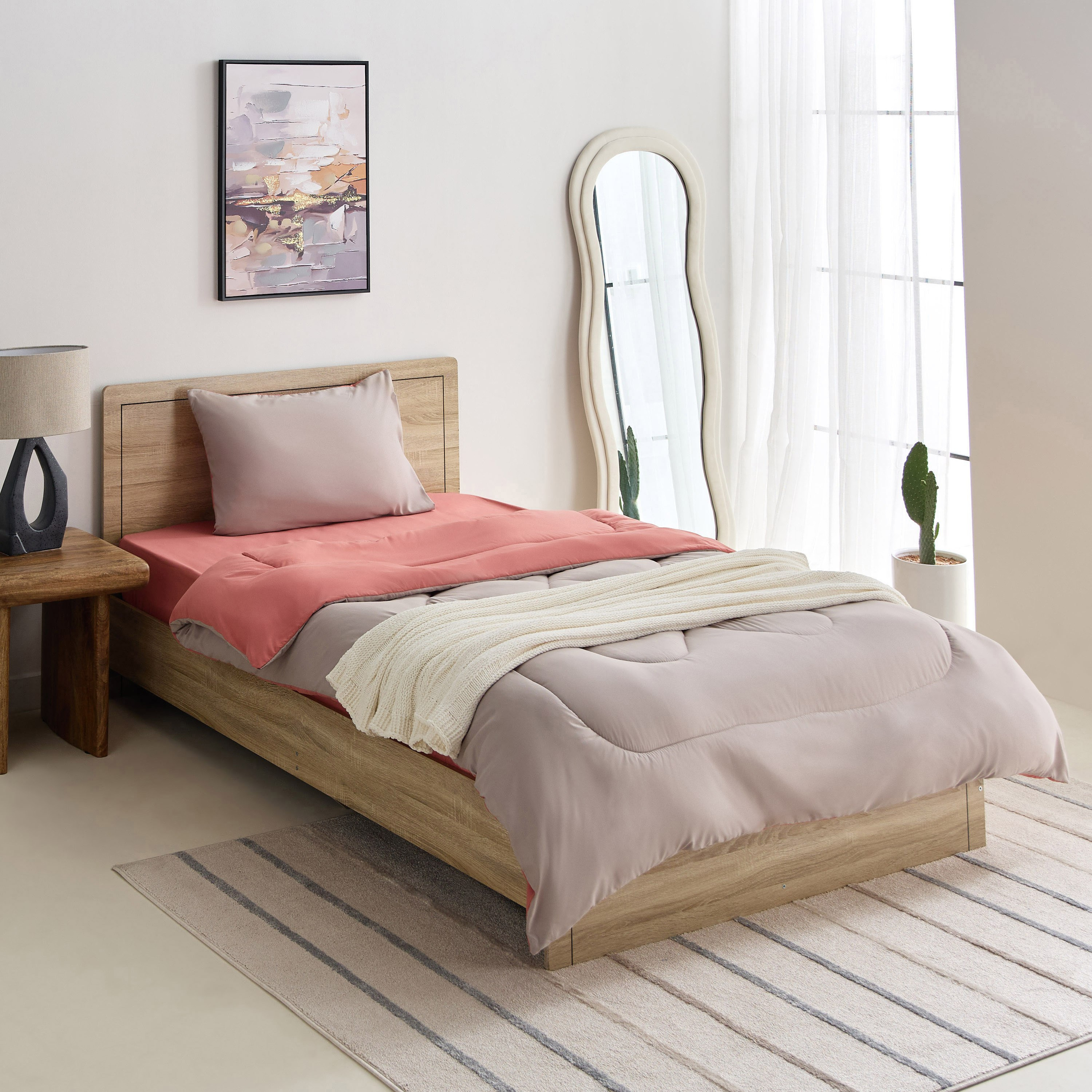 Derby Solid Microfiber Single Fitted Sheet - 90x190+20 cm-hbxhomeware-hbxbedroom-image-8