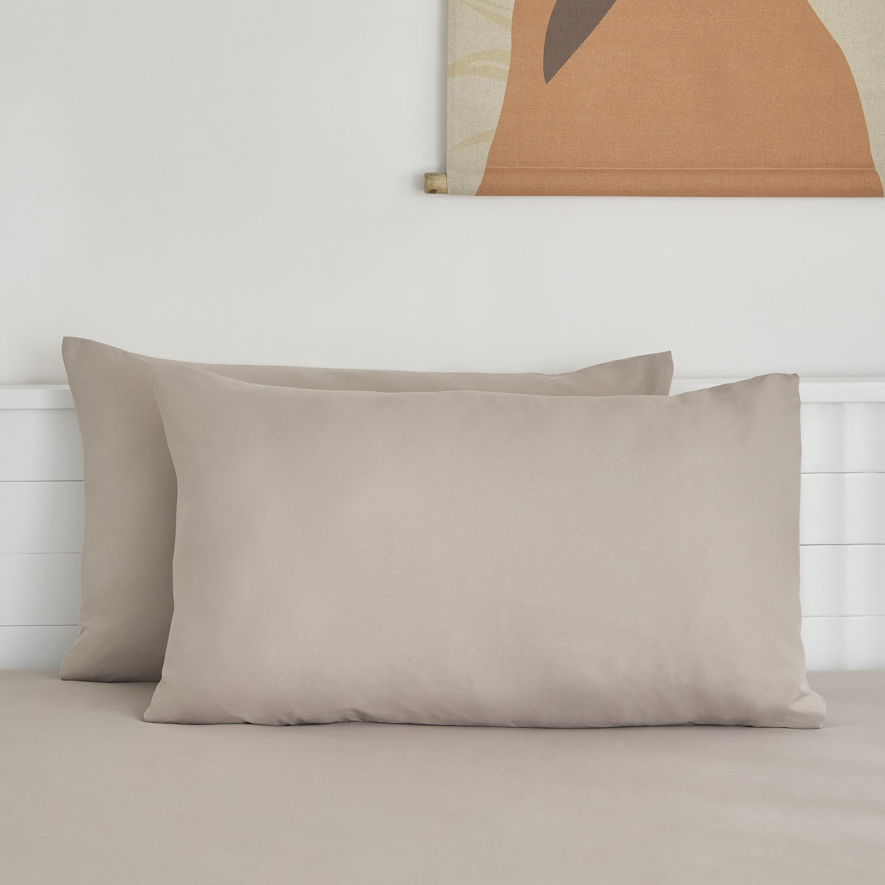 Derby 2-Piece Solid Microfiber Pillowcase Set - 45x70 cm-hbxhomeware-hbxbedroom-image-2