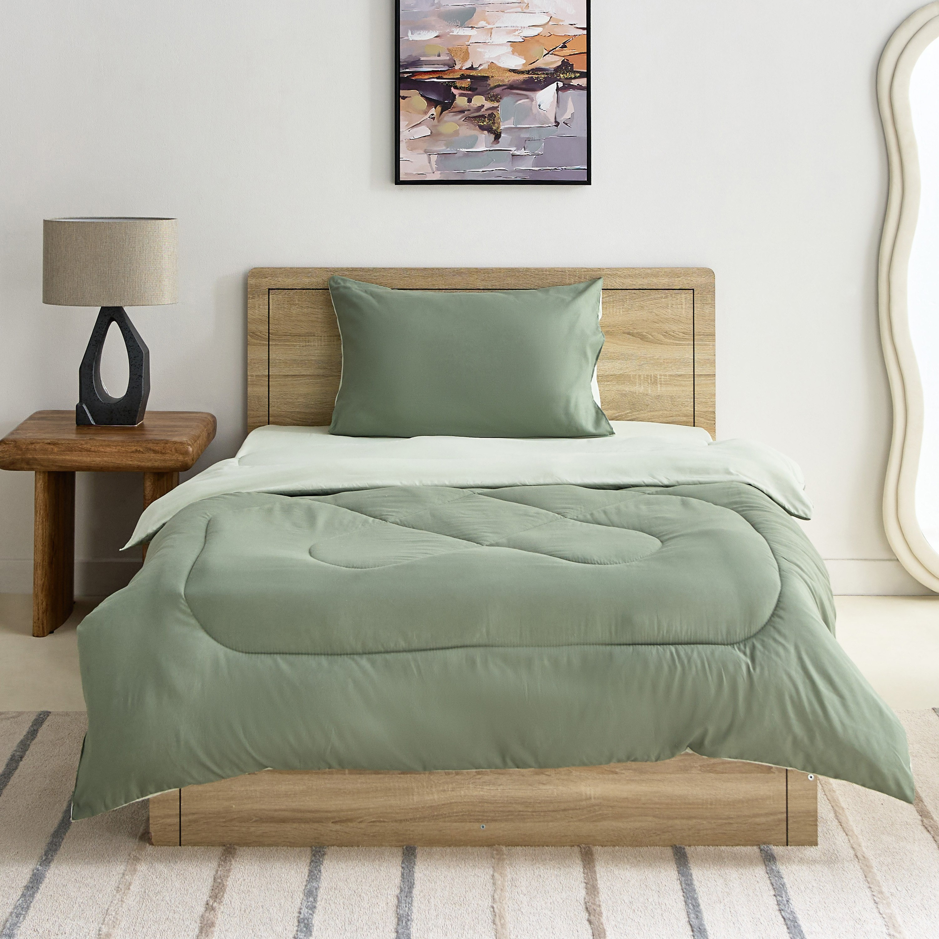 طقم لحاف فردي من الألياف الدقيقة يستخدم على الوجهين قطعتين من ديربي - 135x220 سم-hbxhomeware-hbxbedroom-image-4