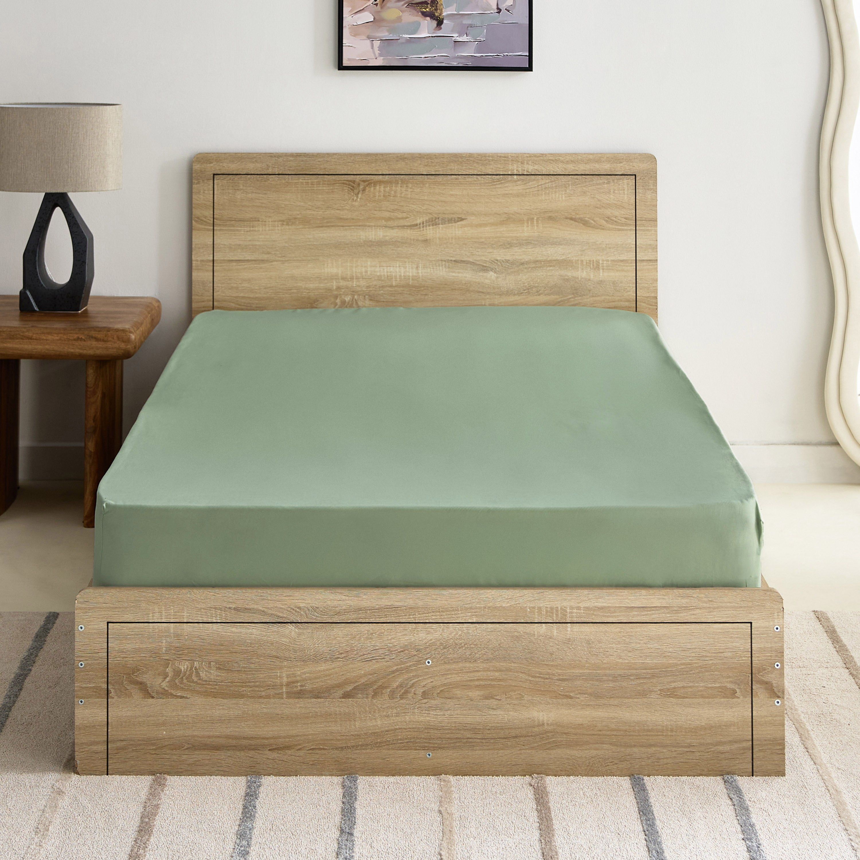 Derby Solid Microfiber Single Fitted Sheet - 90x190+20 cm-hbxhomeware-hbxbedroom-image-3