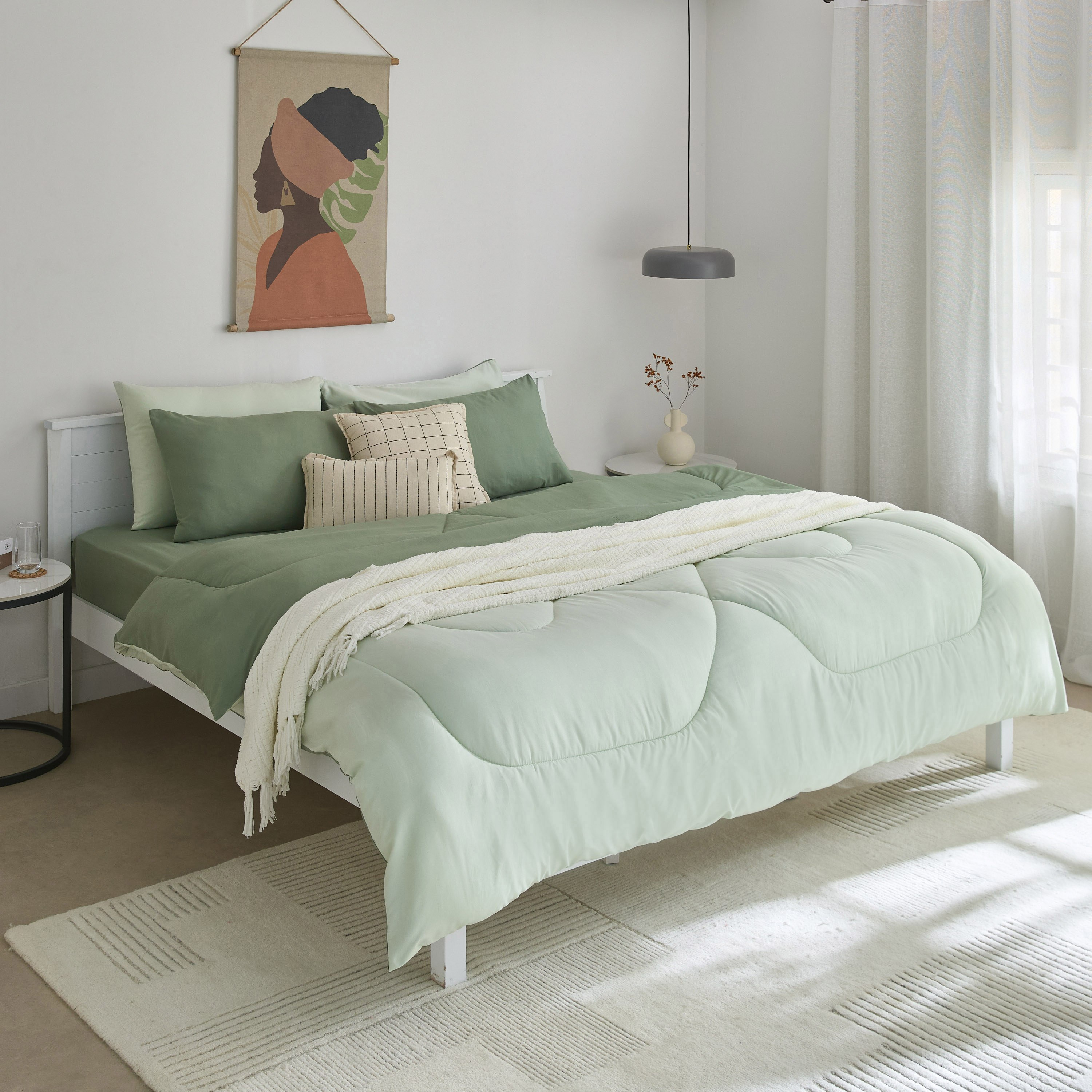 Derby Solid Microfiber Queen Fitted Sheet - 150x200+25 cm-hbxhomeware-hbxbedroom-image-8