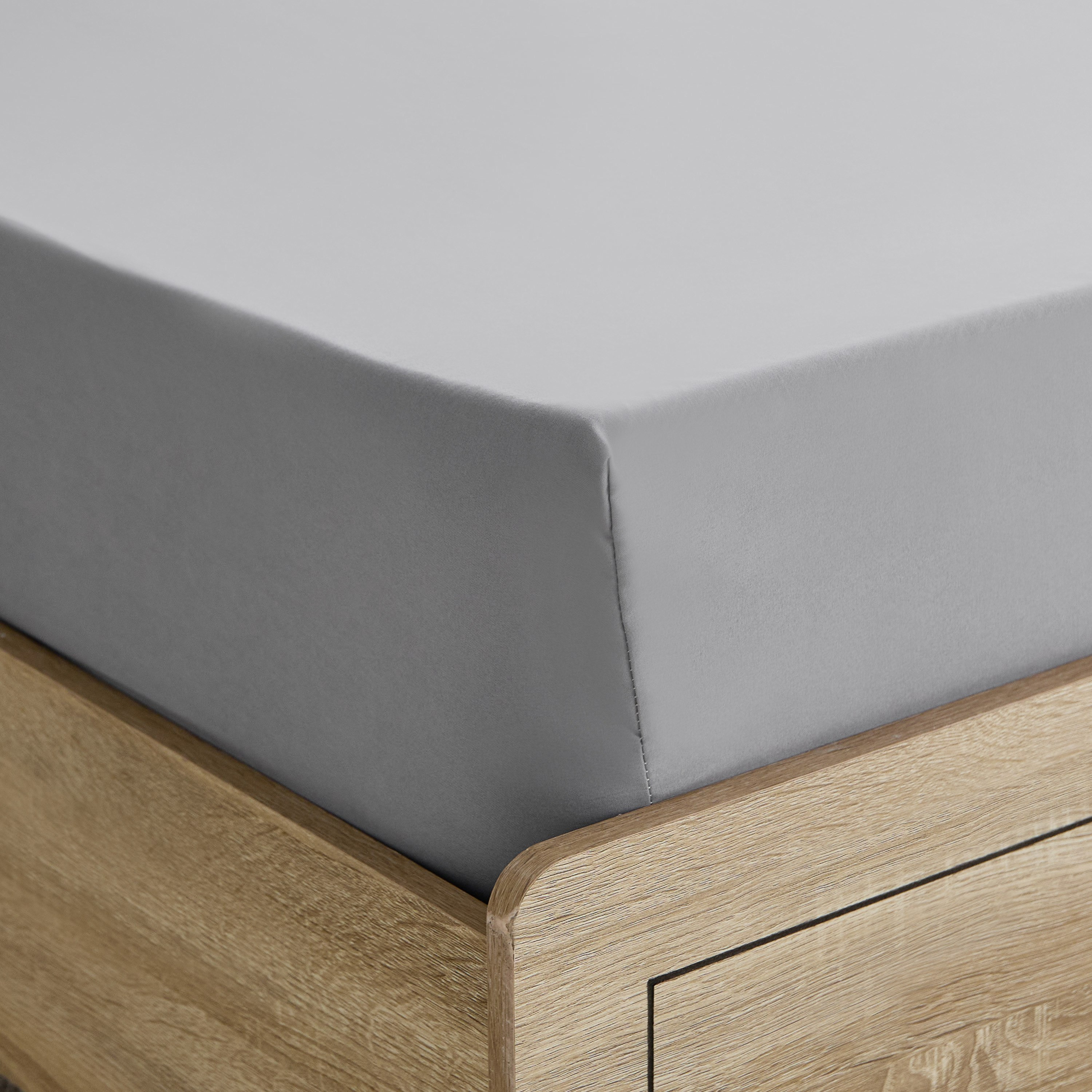 Derby Solid Microfiber Twin Fitted Sheet - 120x200+25 cm-hbxhomeware-hbxbedroom-image-6
