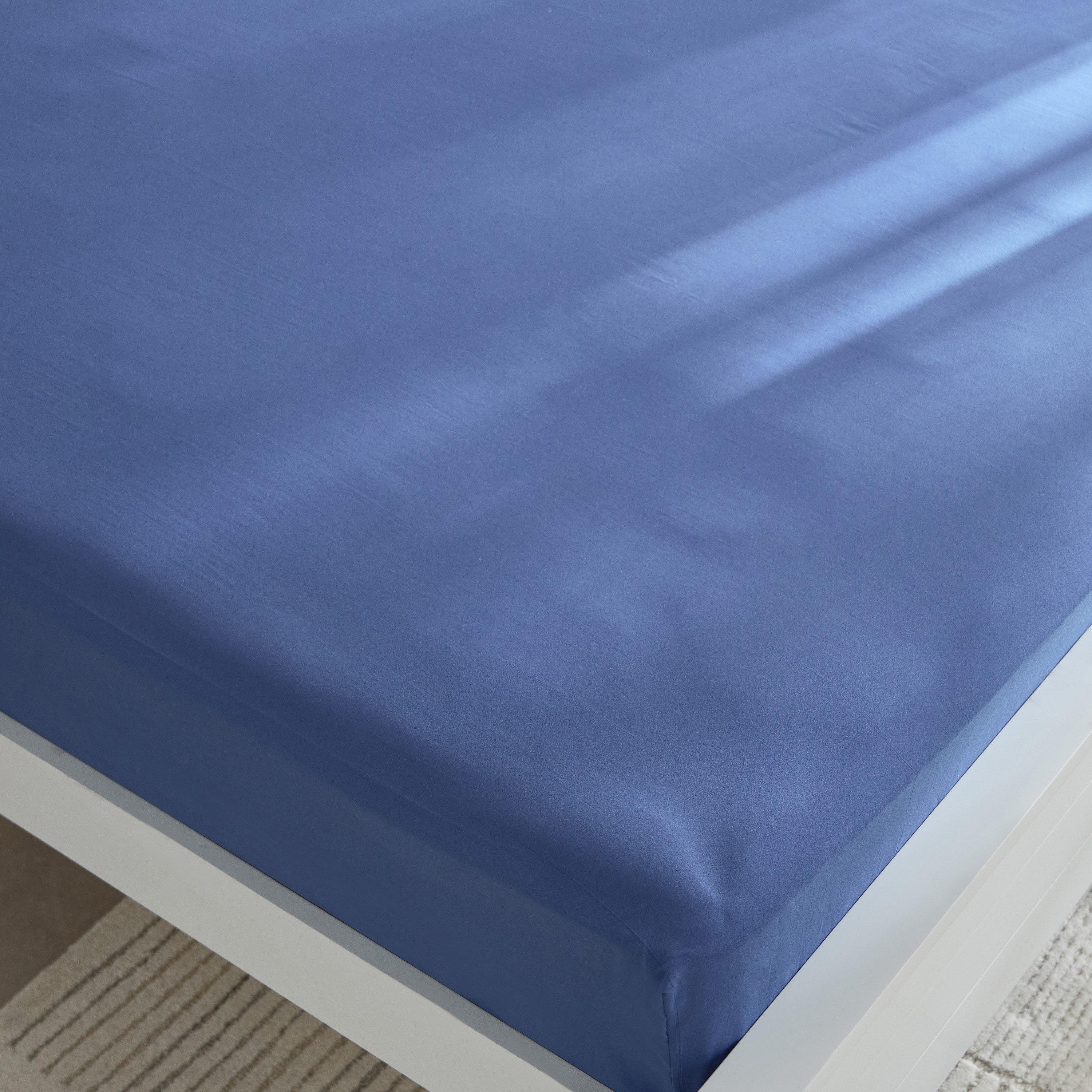 Derby Solid Microfiber Queen Fitted Sheet - 150x200+25 cm-hbxhomeware-bedding-fittedsheets-image-4