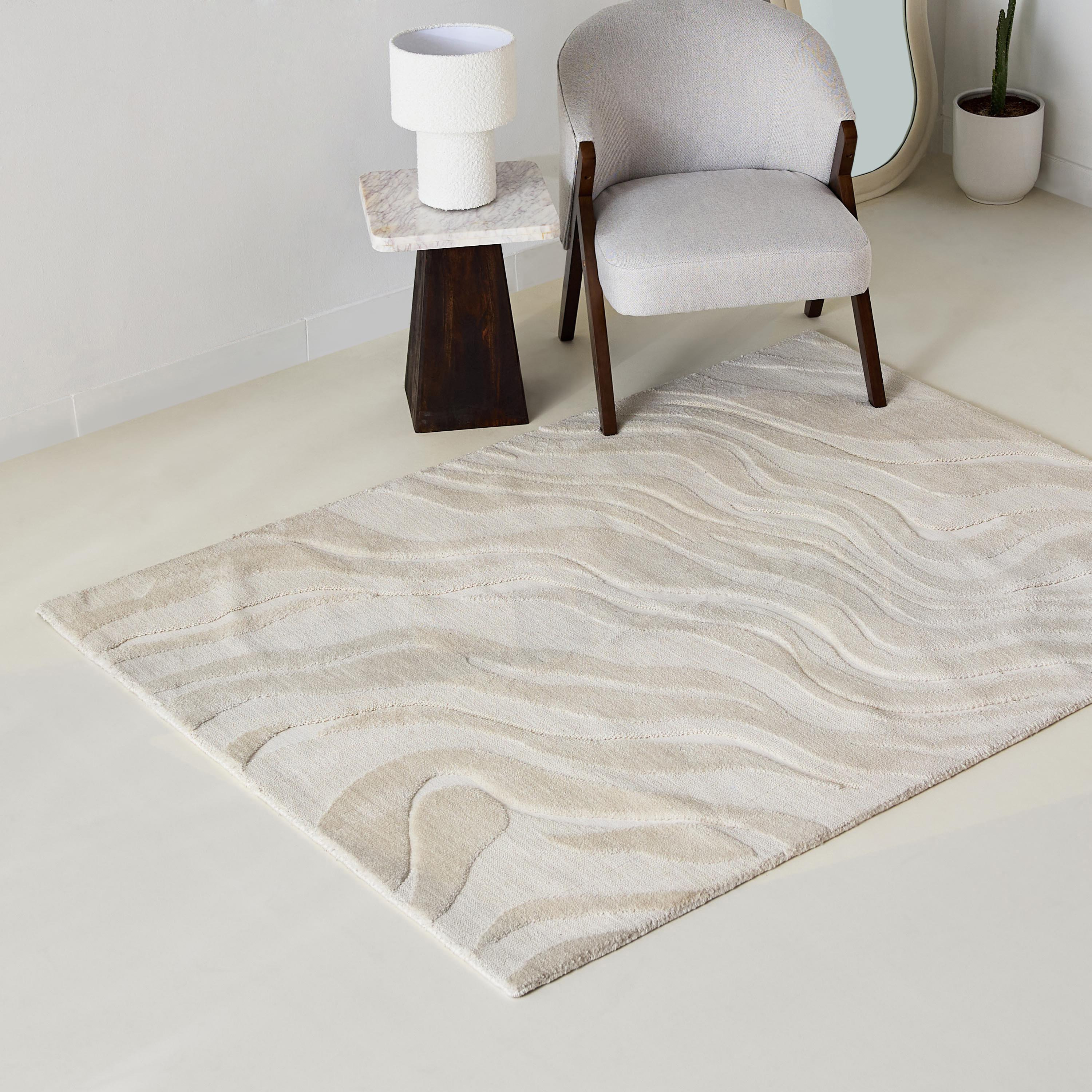 سجادة ألياف دقيقة محبوكة من ميلتون ويفز - 150x200 سم-hbxdecorandfurnishings-floorcoverings-rugs-image-1